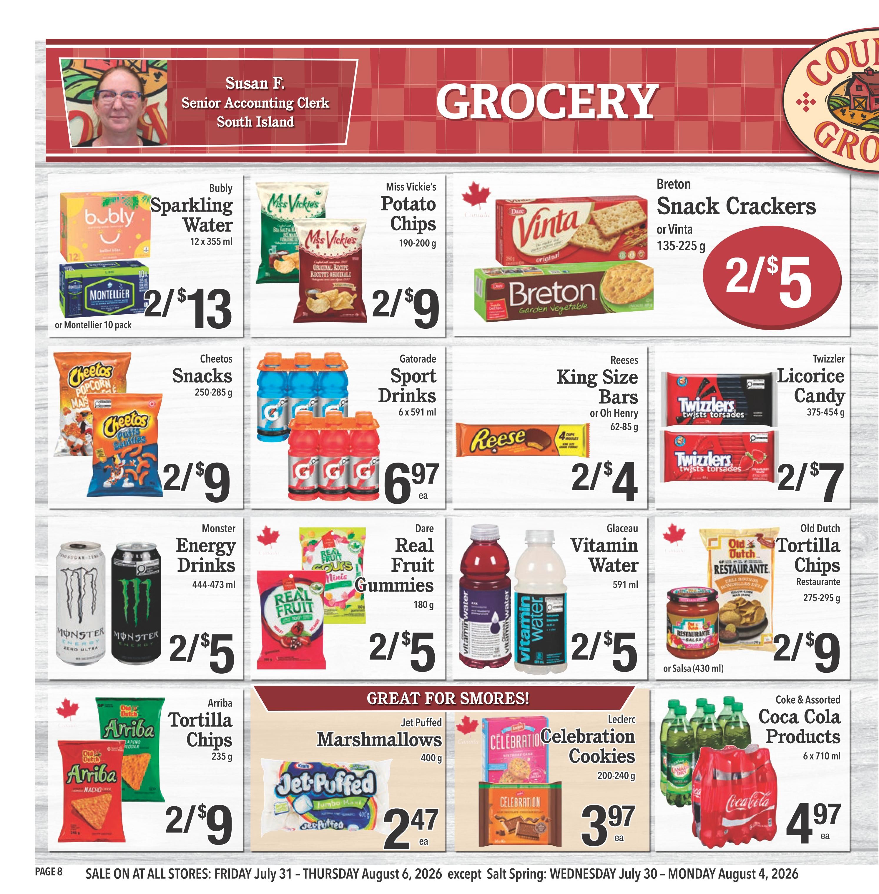 Country Grocer Flyer July 31 to August 6