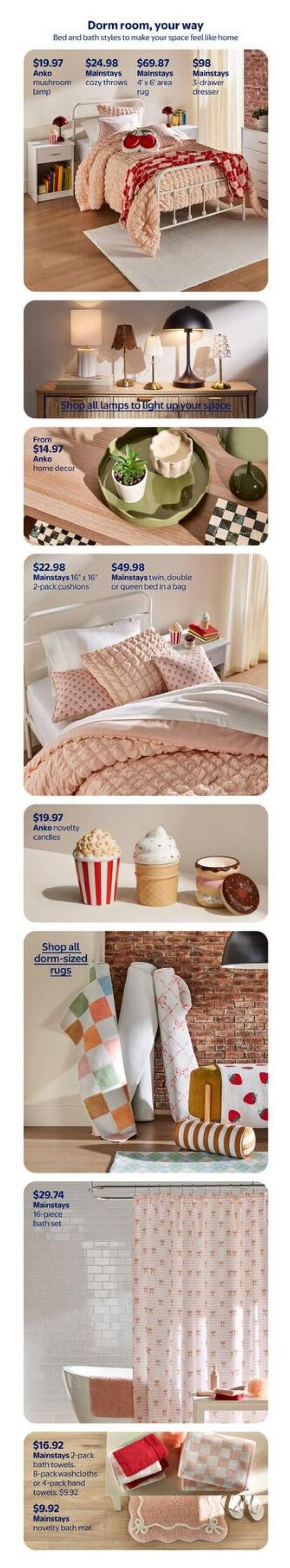 Walmart Back To School Flyer July 30 to September 16