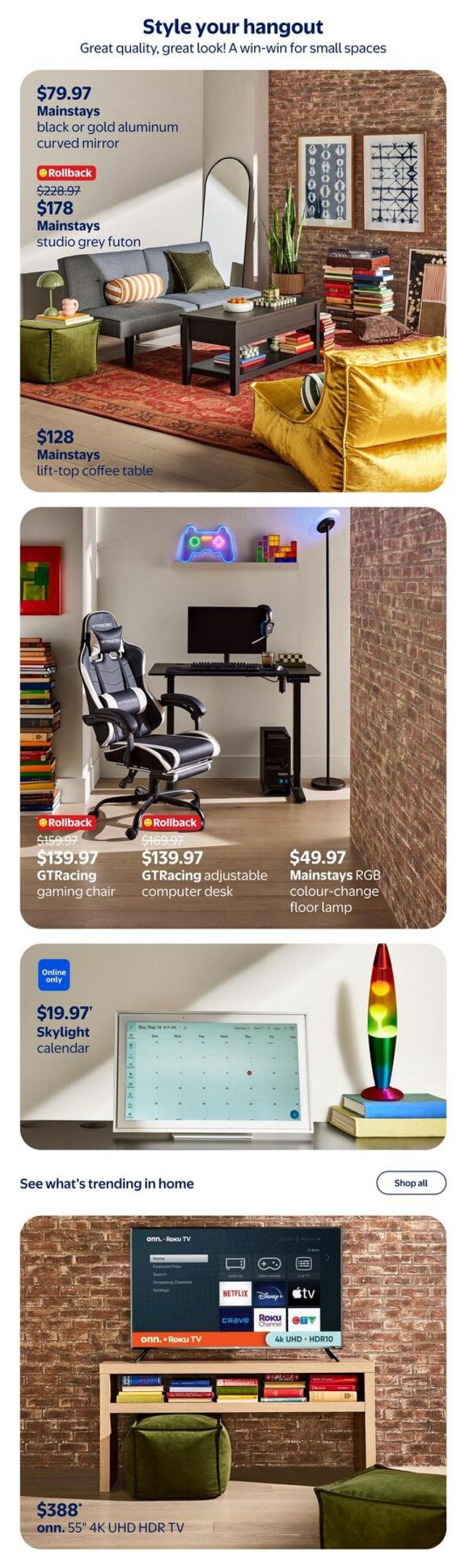 Walmart Back To School Flyer July 30 to September 16