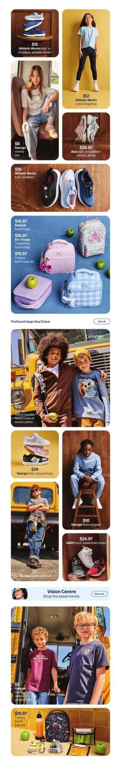 Walmart Back To School Flyer July 30 to September 16