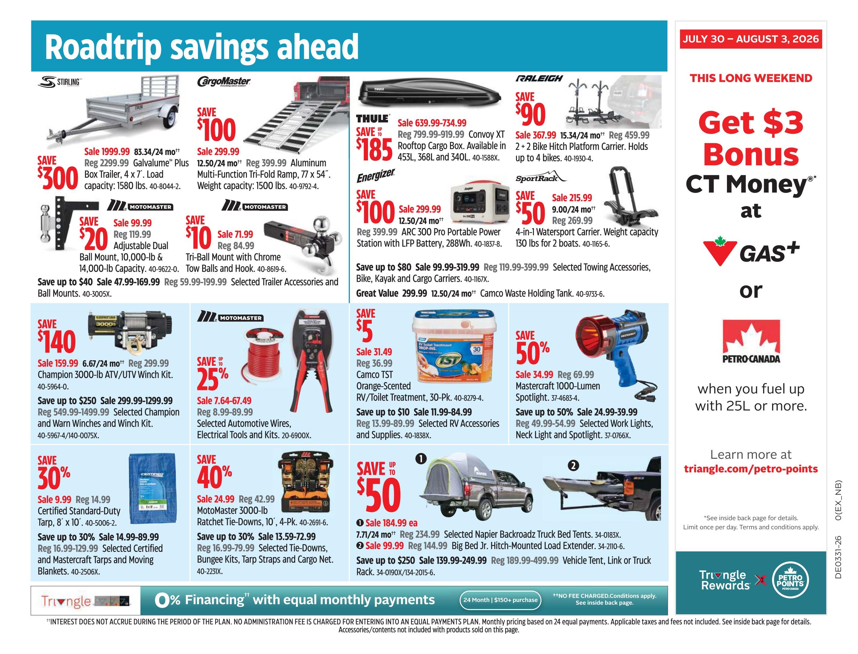 Canadian Tire (ON) Flyer July 31 to August 6