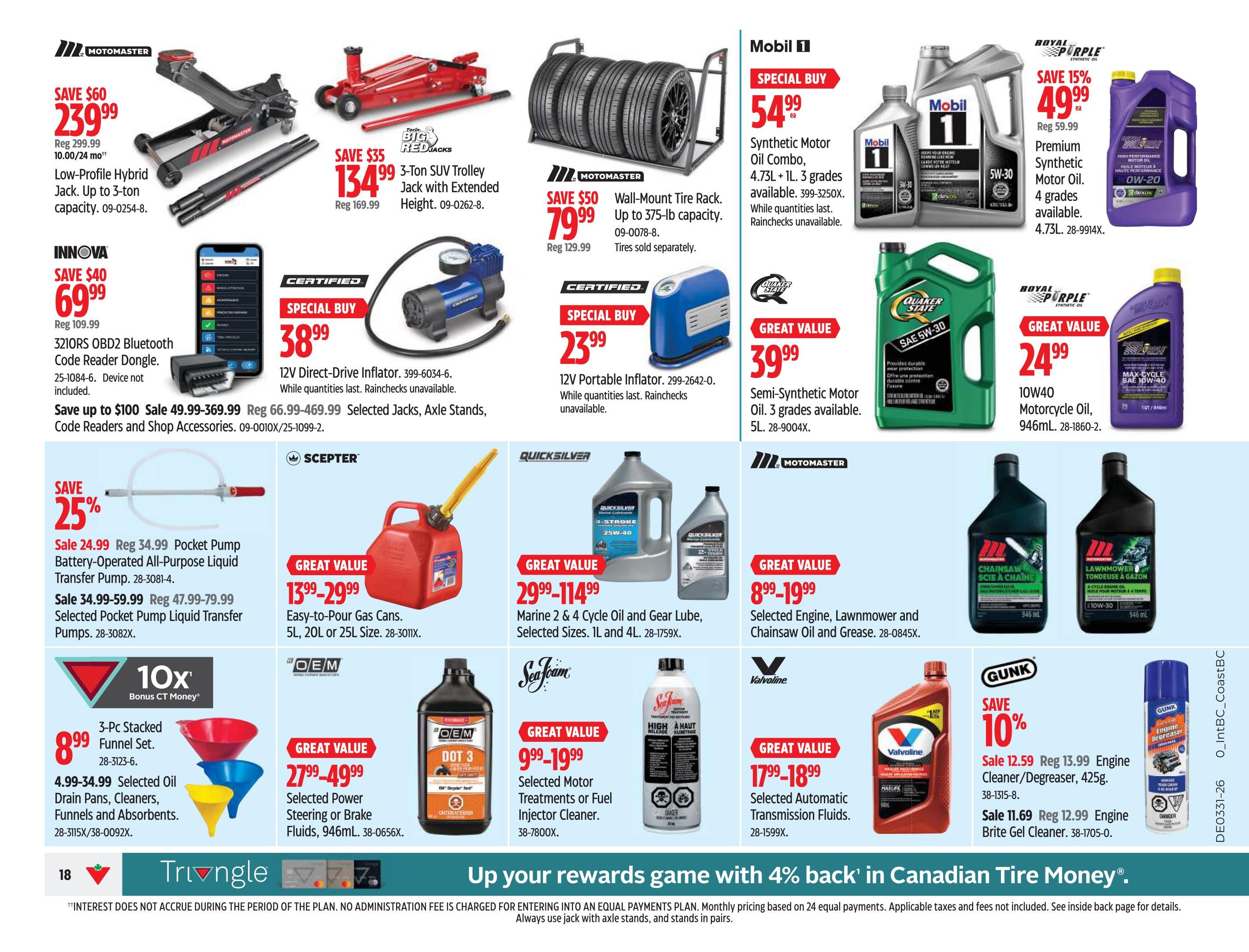 Canadian Tire (West) Flyer July 31 to August 6