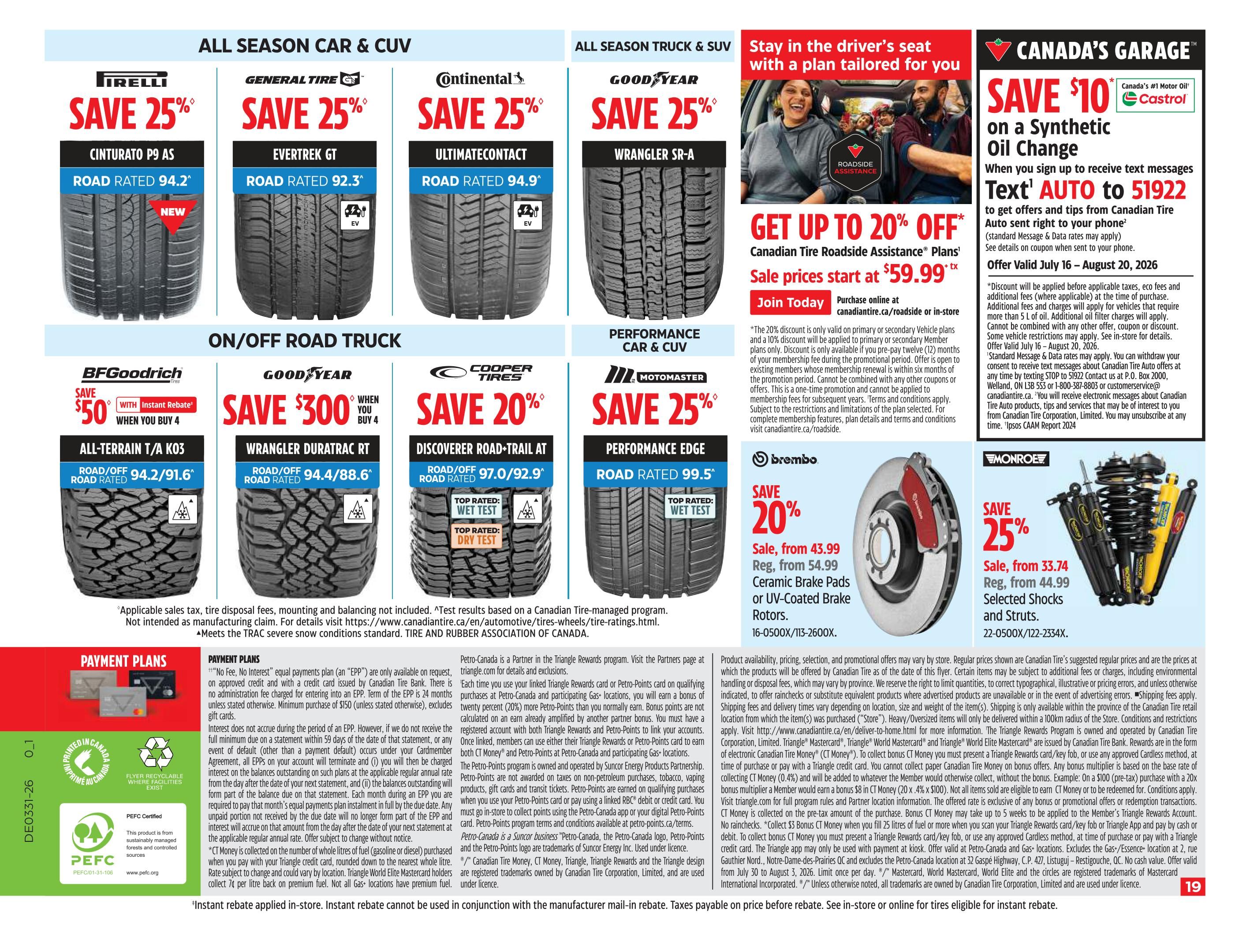 Canadian Tire (West) Flyer July 31 to August 6
