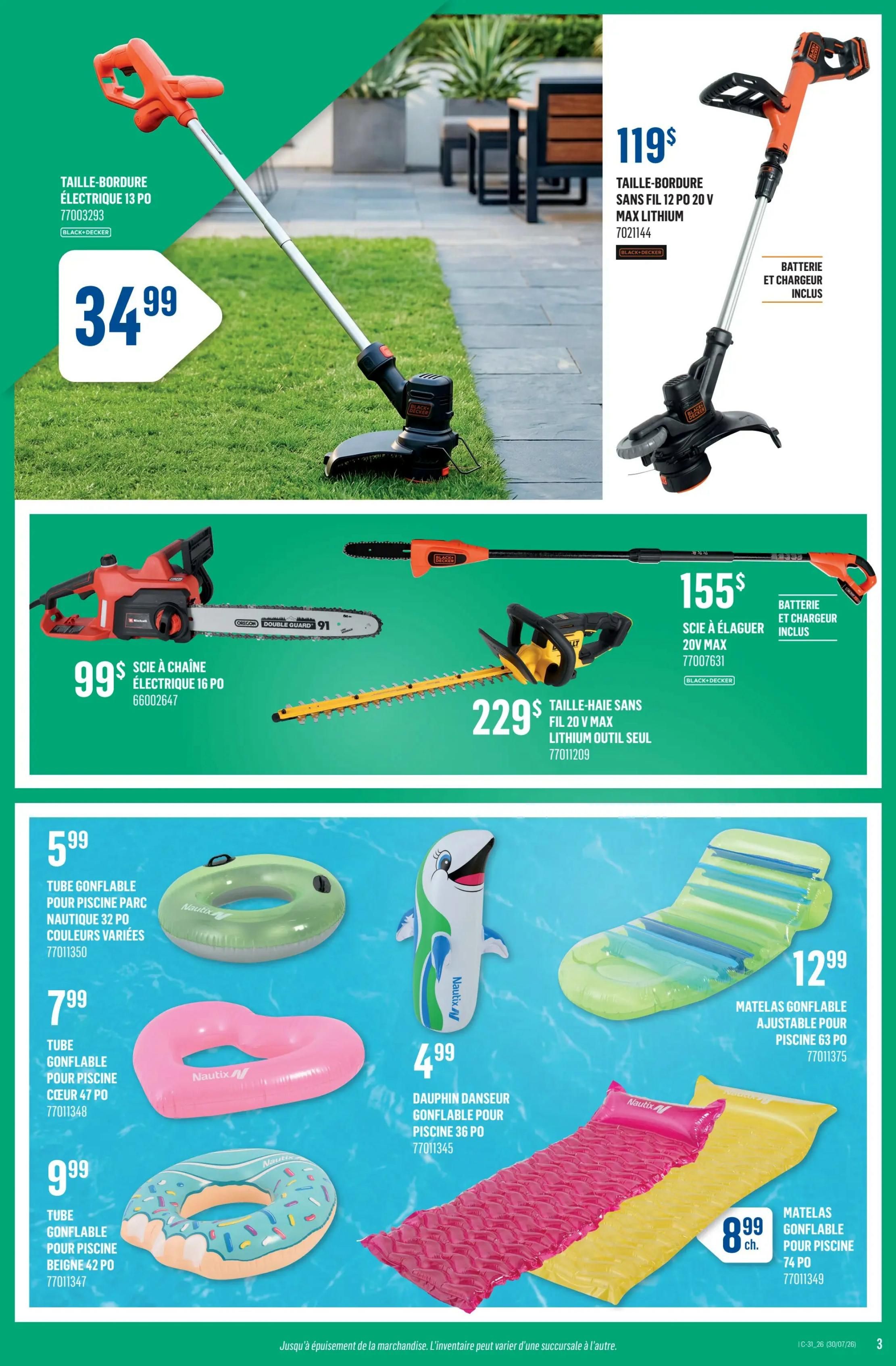 Canac Flyer July 30 to August 5