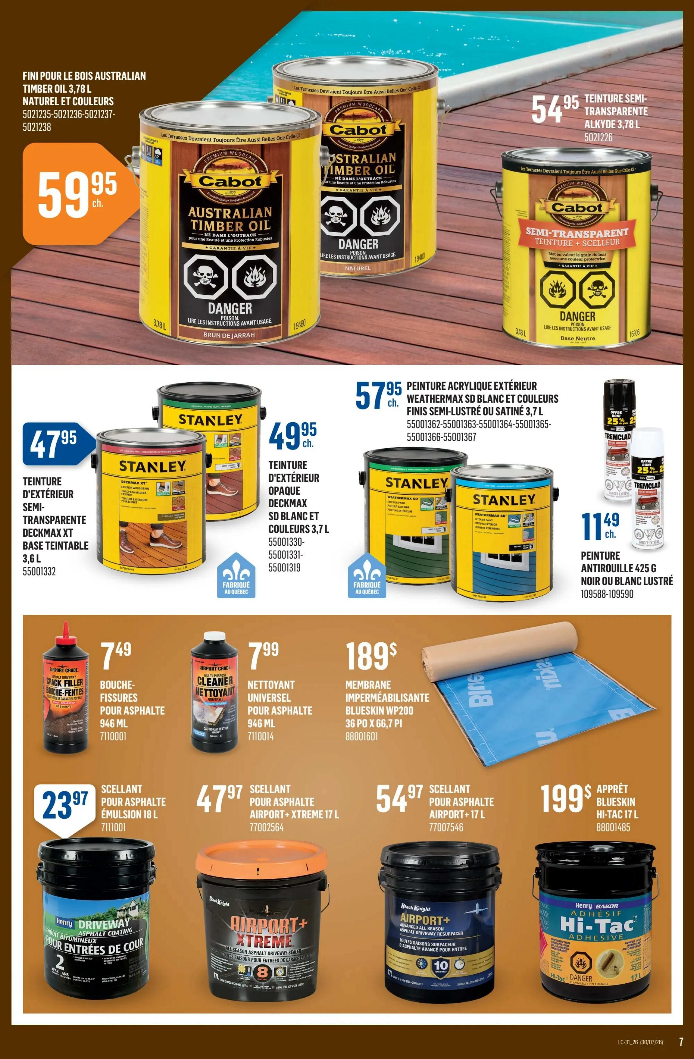 Canac Flyer July 30 to August 5