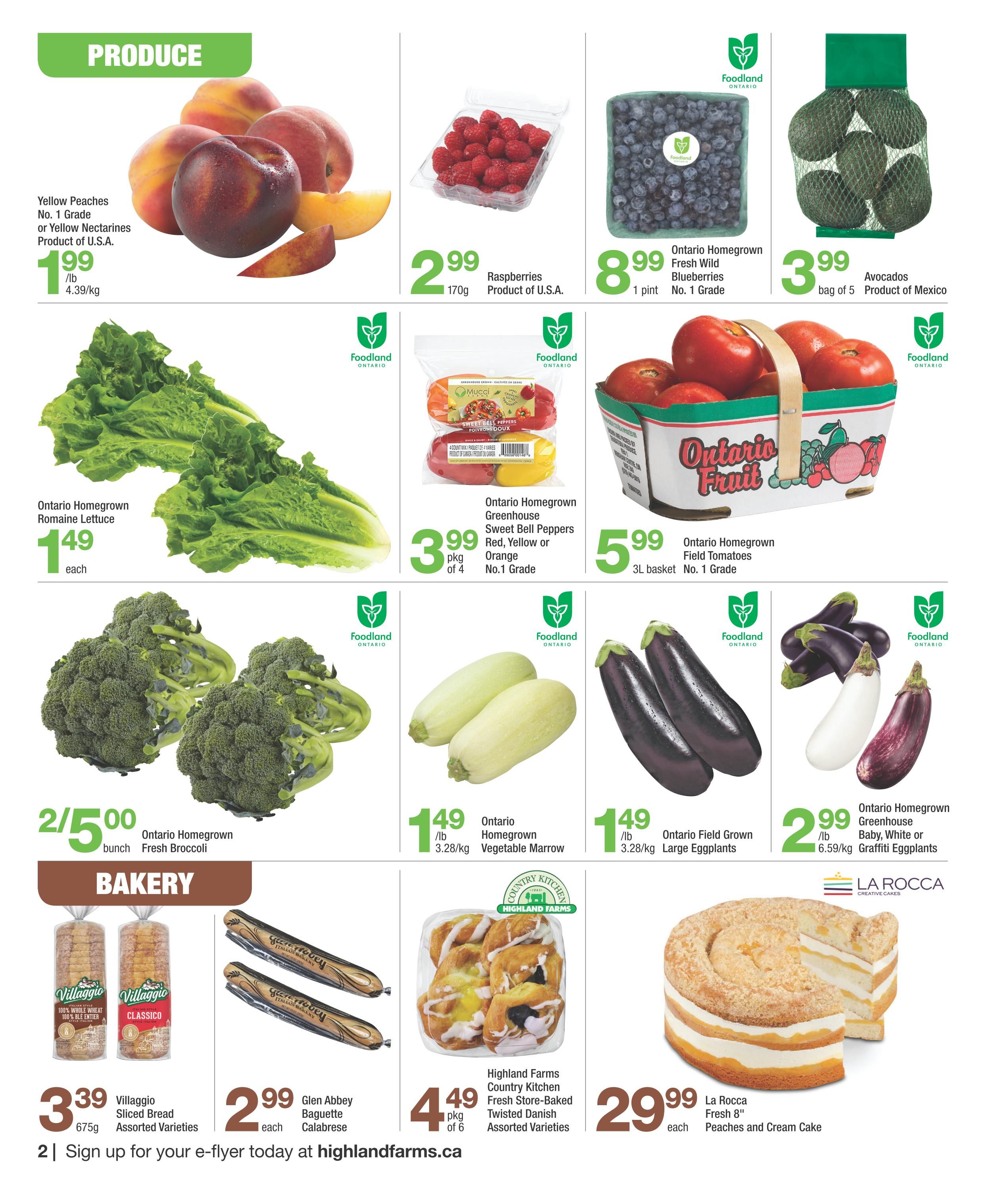 Highland Farms Flyer July 30 to August 5