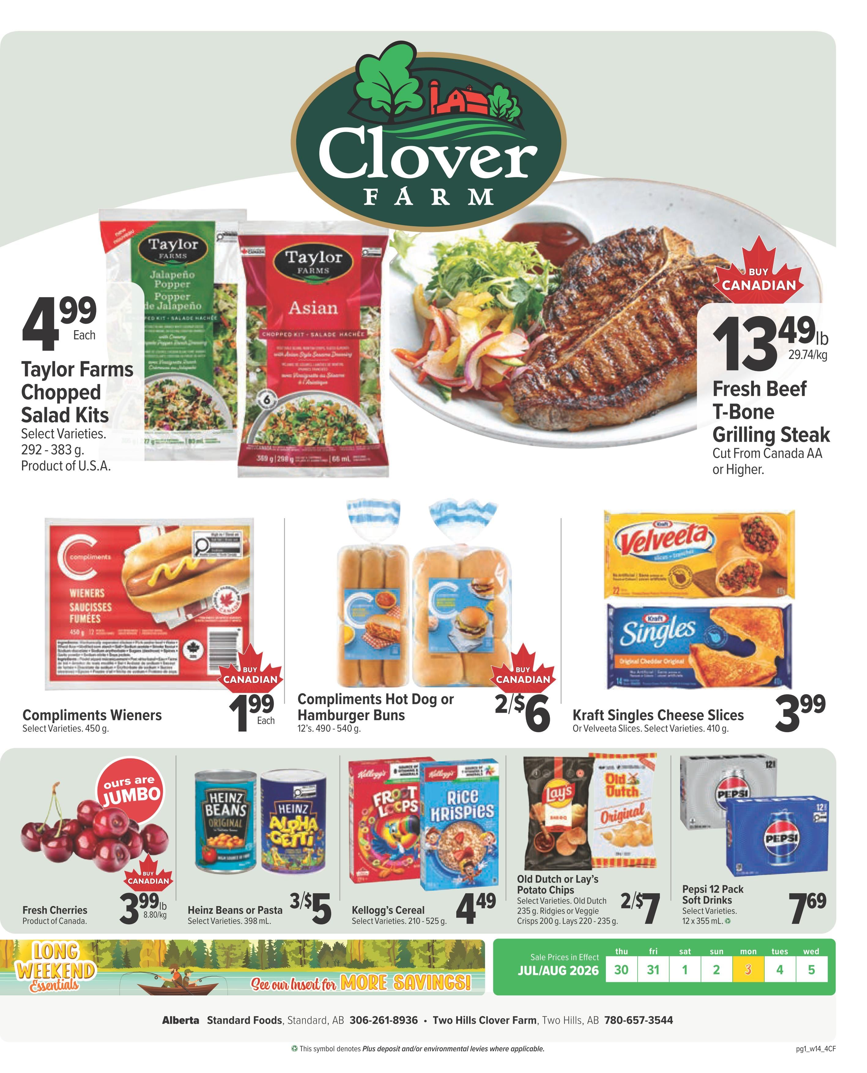 Clover Farm (AB) Flyer July 30 to August 5