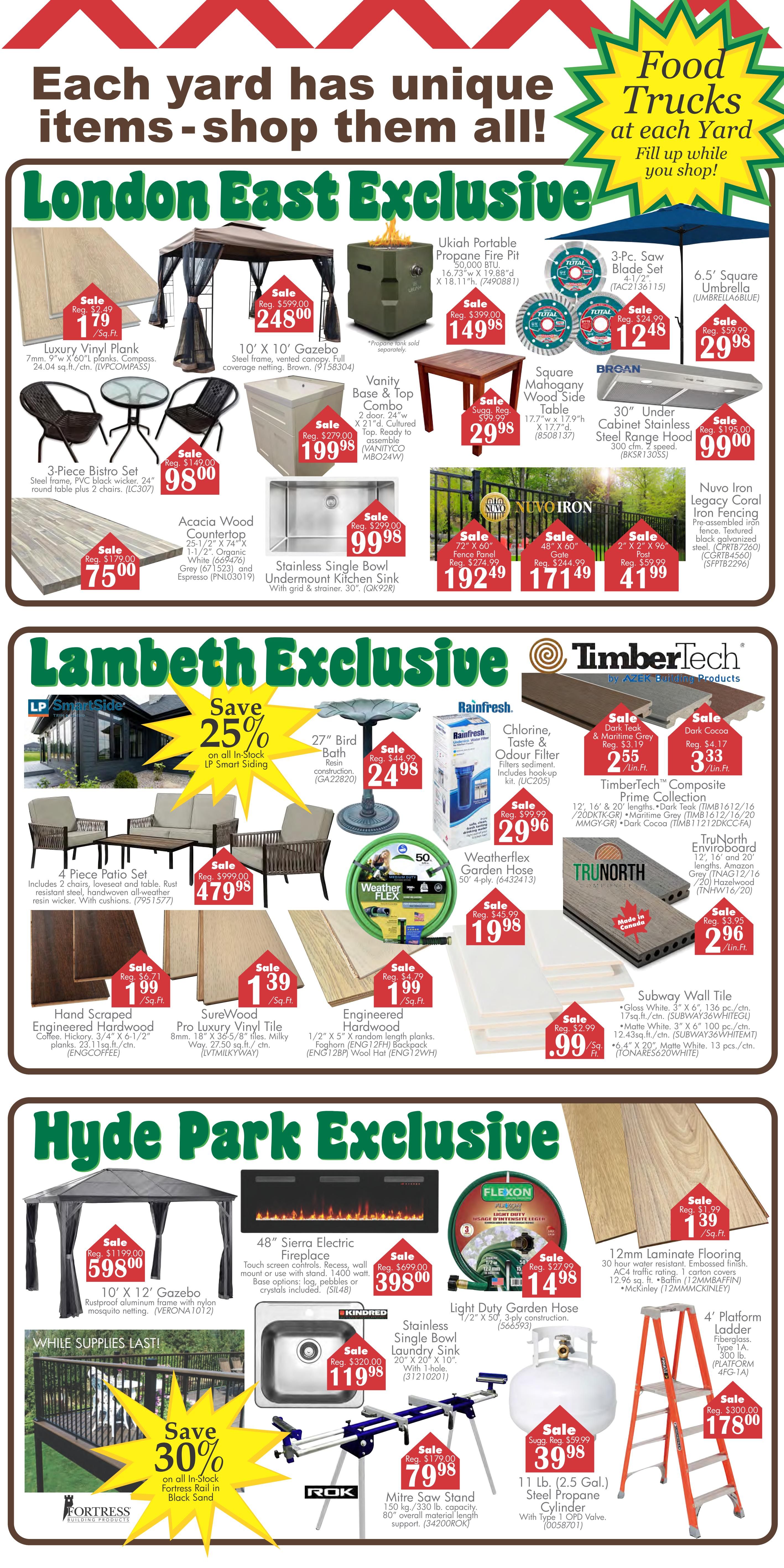 COPP’s Buildall Annual Yard Sale Flyer August 3