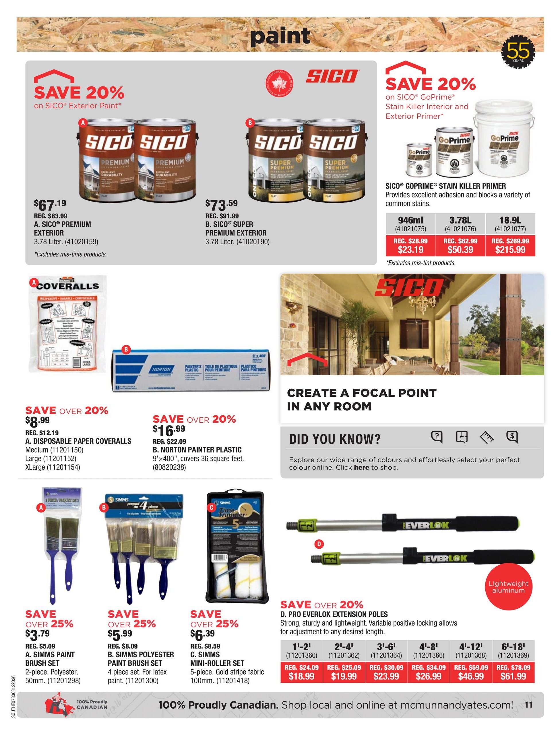 McMunn & Yates Building Supplies Flyer July 30 to August 12