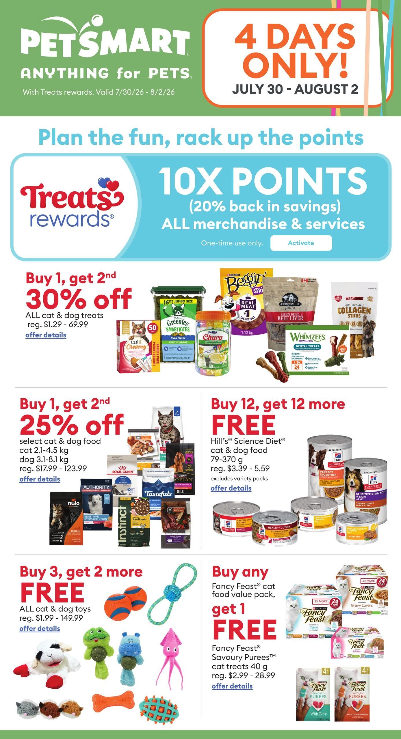 PetSmart Flyer July 30 to August 2