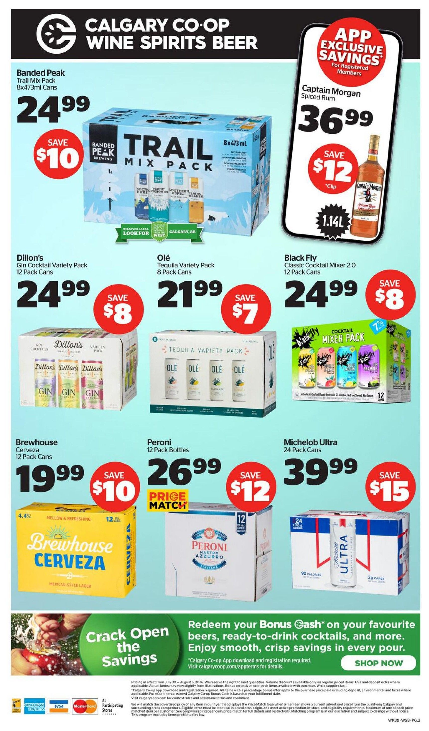 Calgary Co-op SWCB Flyer July 30 to August 5