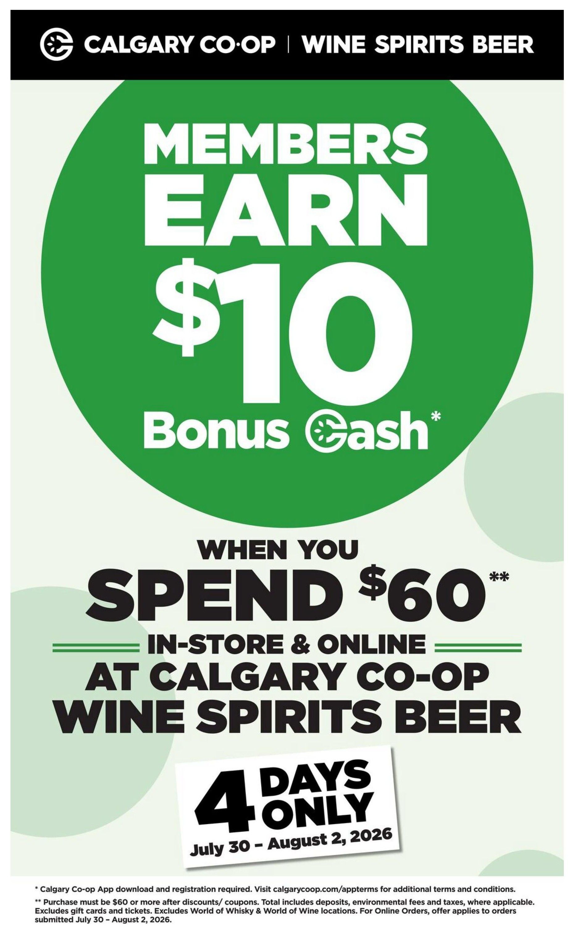 Calgary Co-op SWCB Flyer July 30 to August 5