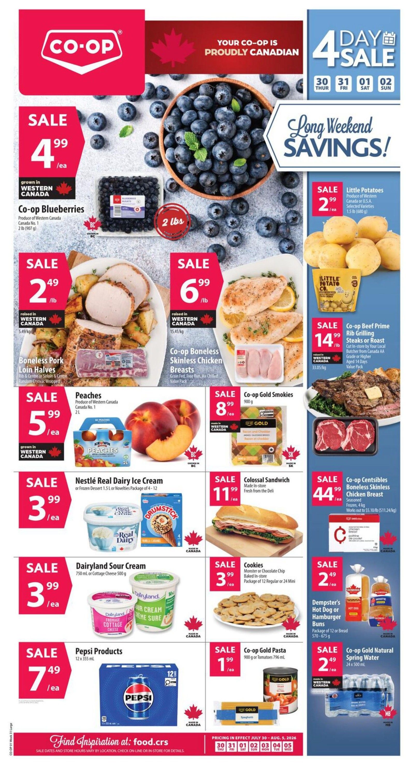 Co-op (West) Food Store Flyer July 30 to August 5