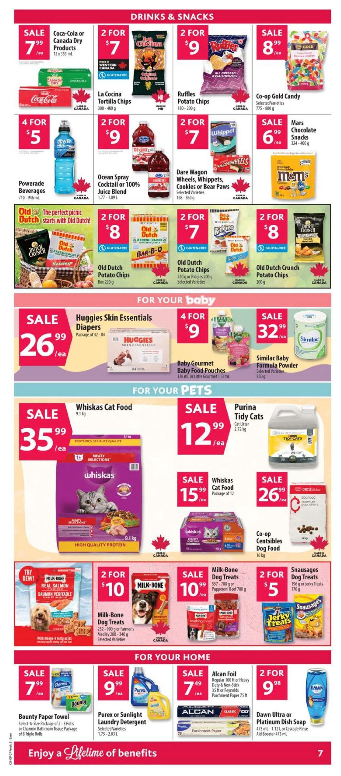 Co-op (West) Food Store Flyer July 30 to August 5