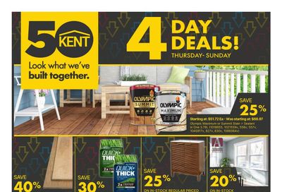 Kent Building Supplies Flyer July 30 to August 5
