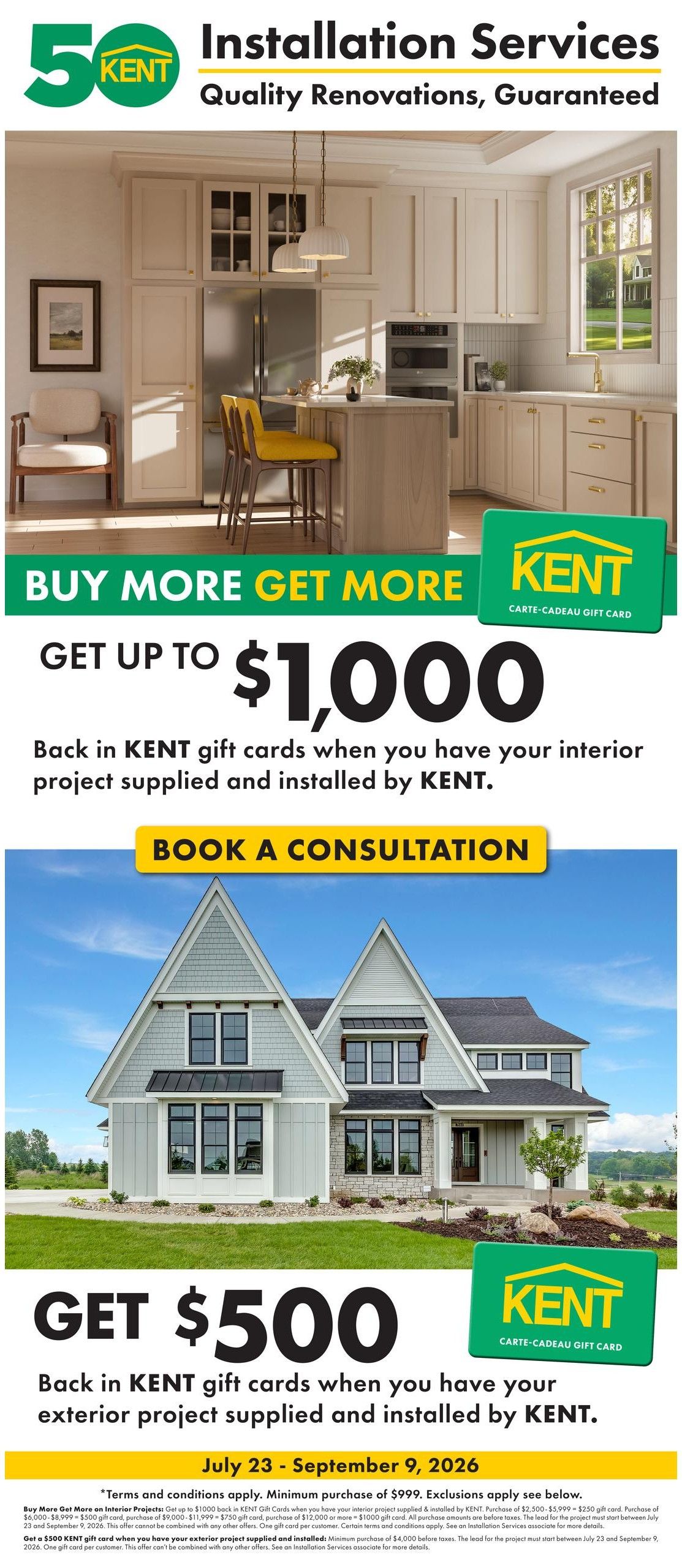 Kent Building Supplies Flyer July 30 to August 5