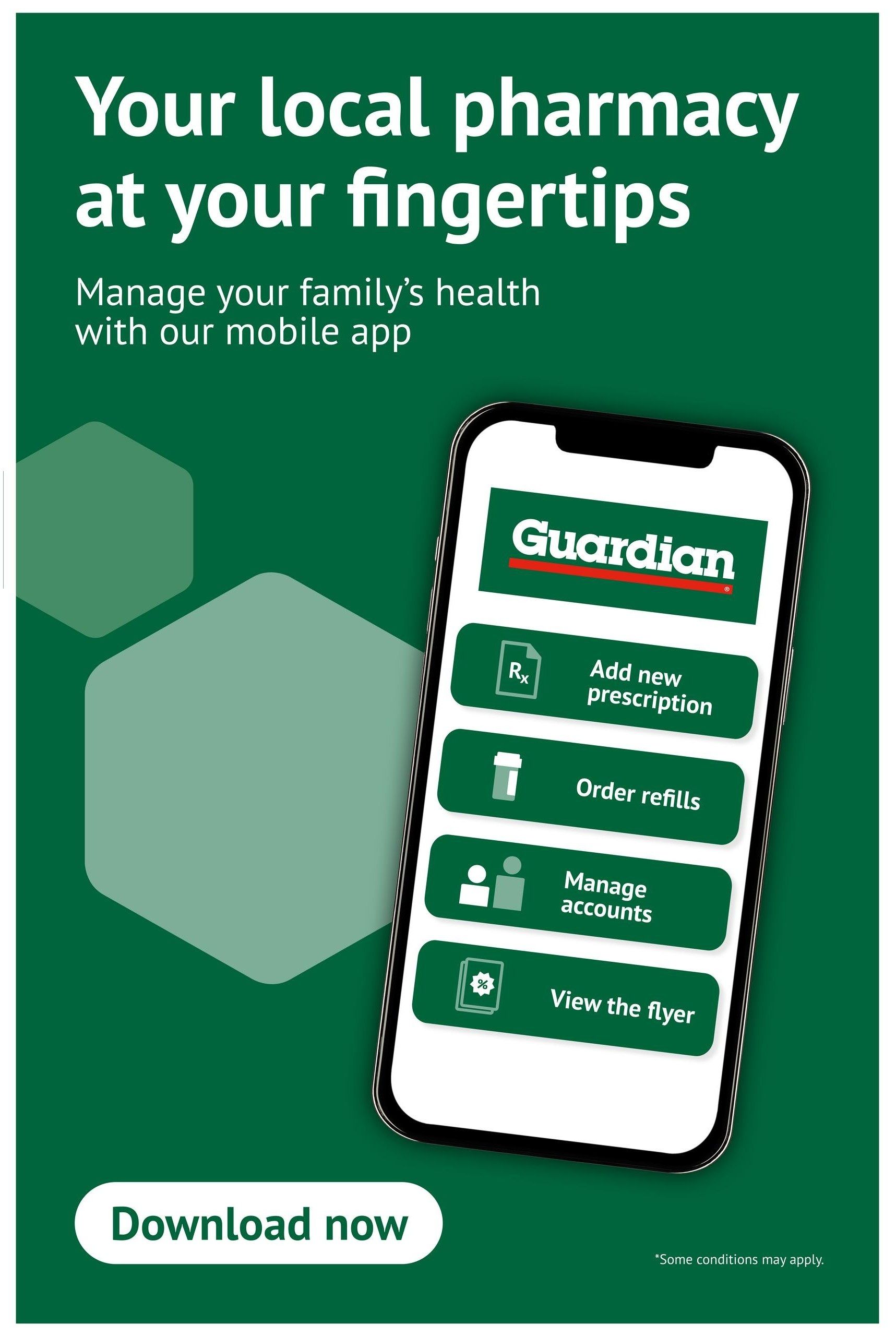 Guardian Pharmacy Monthly Flyer July 31 to August 27