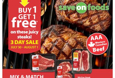 Save On Foods (BC) Flyer July 30 to August 5