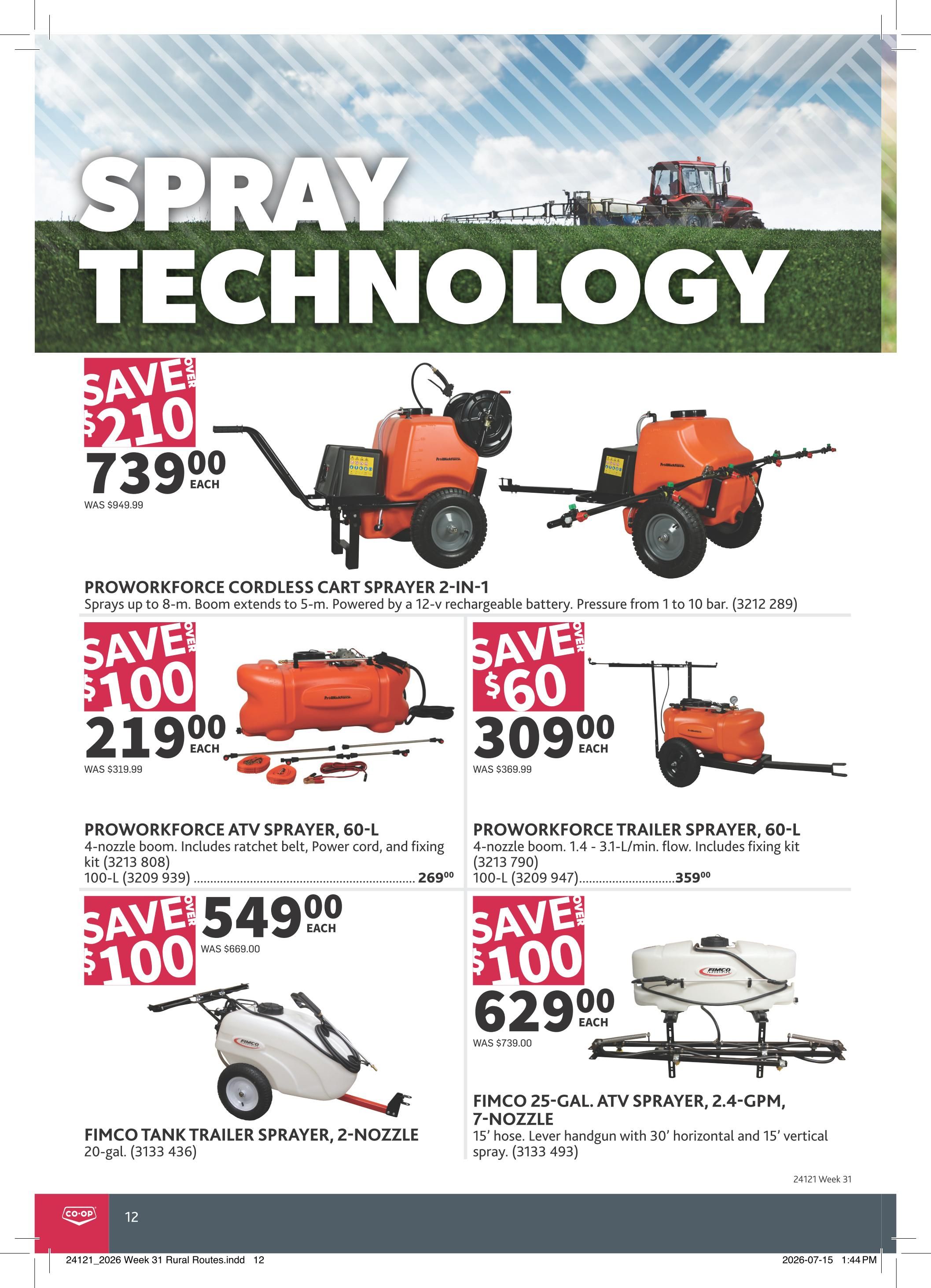 Co-op (West) Rural Routes Flyer July 30 to August 19