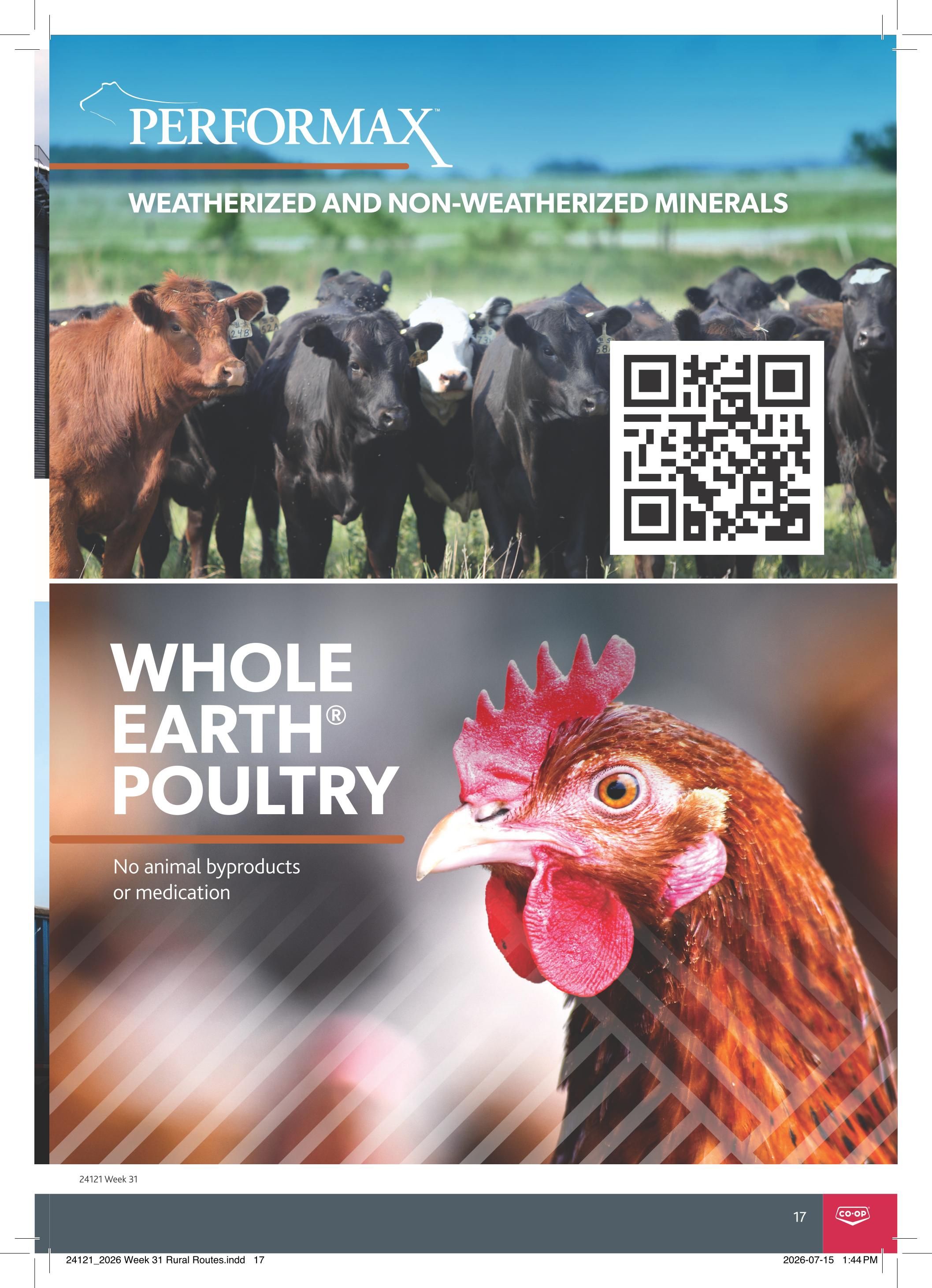 Co-op (West) Rural Routes Flyer July 30 to August 19