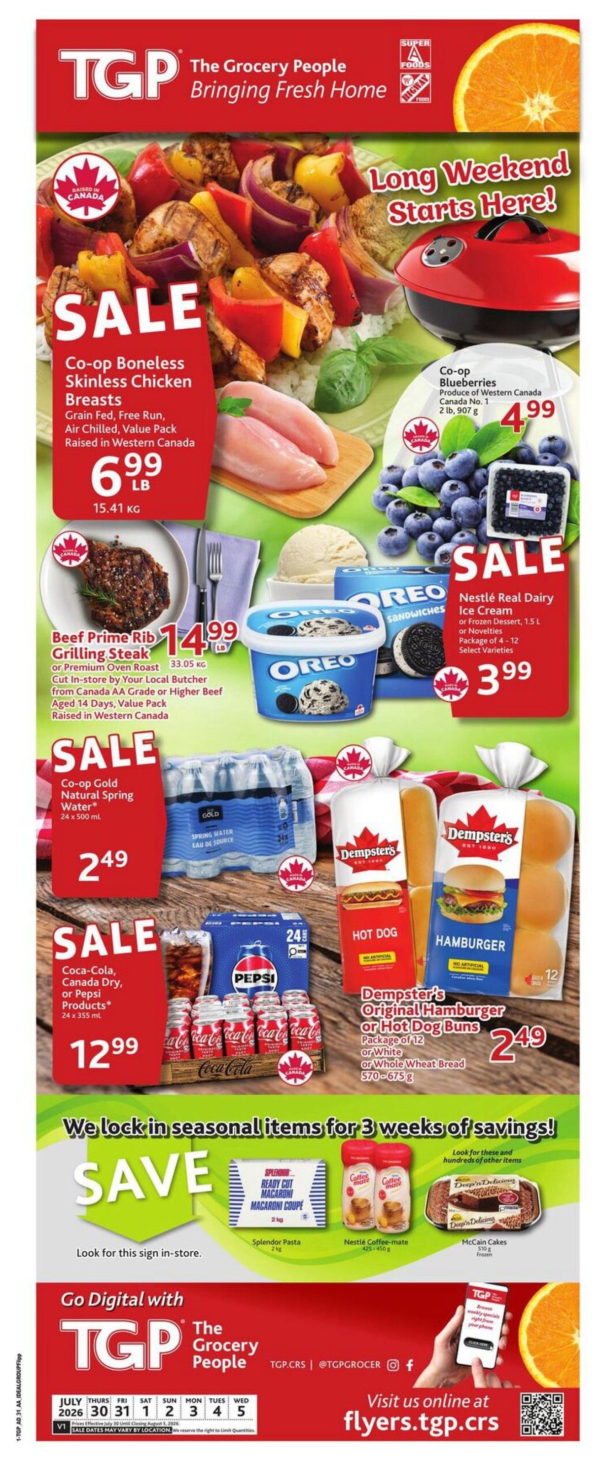 TGP The Grocery People Flyer July 30 to August 5