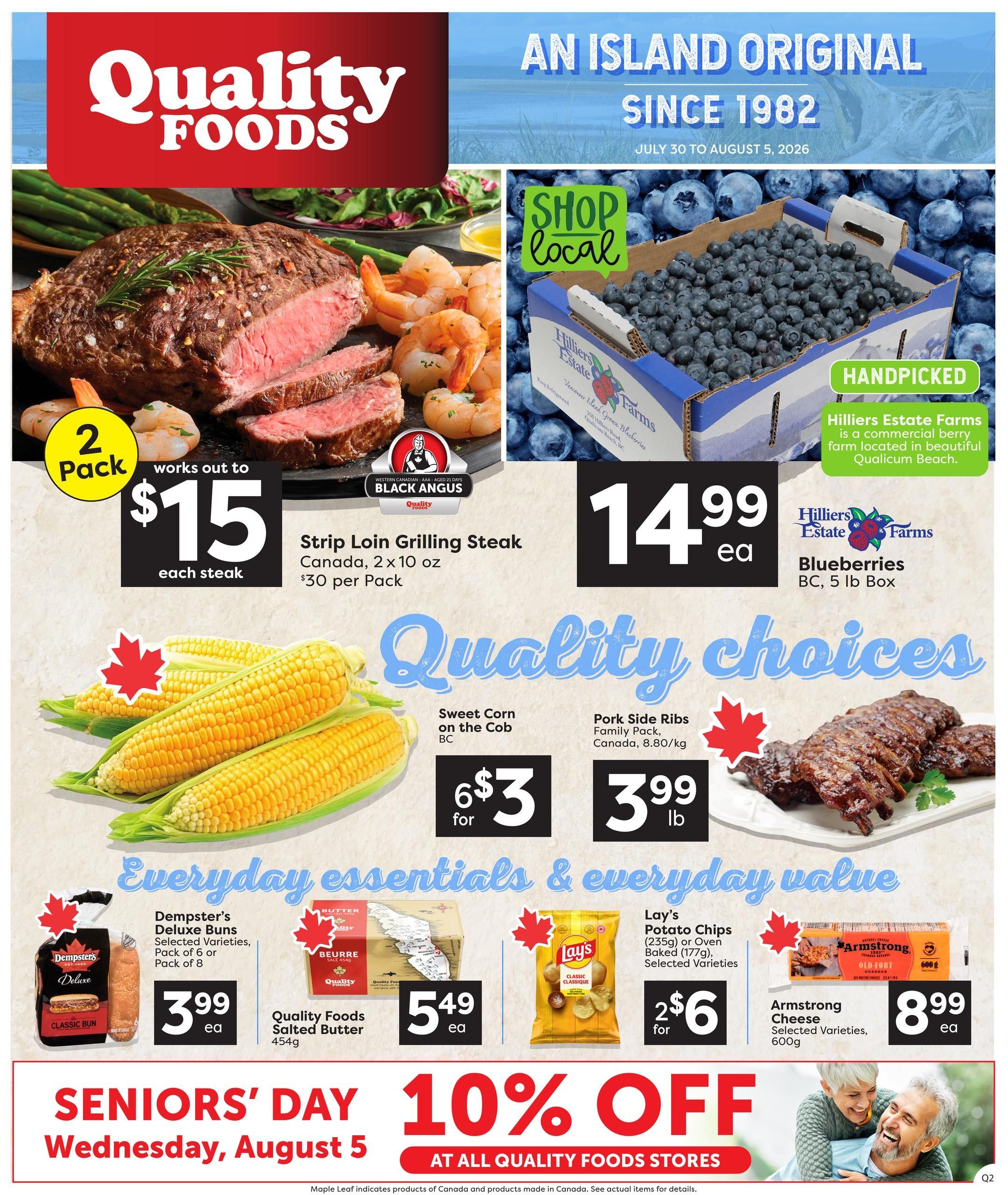 Quality Foods Flyer July 30 to August 5