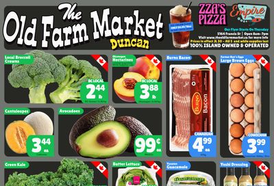 The Old Farm Market (Duncan) Flyer July 30 to August 5
