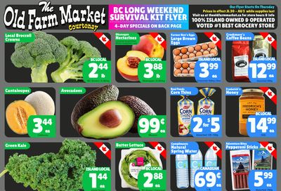 The Old Farm Market (Courtenay) Flyer July 30 to August 5