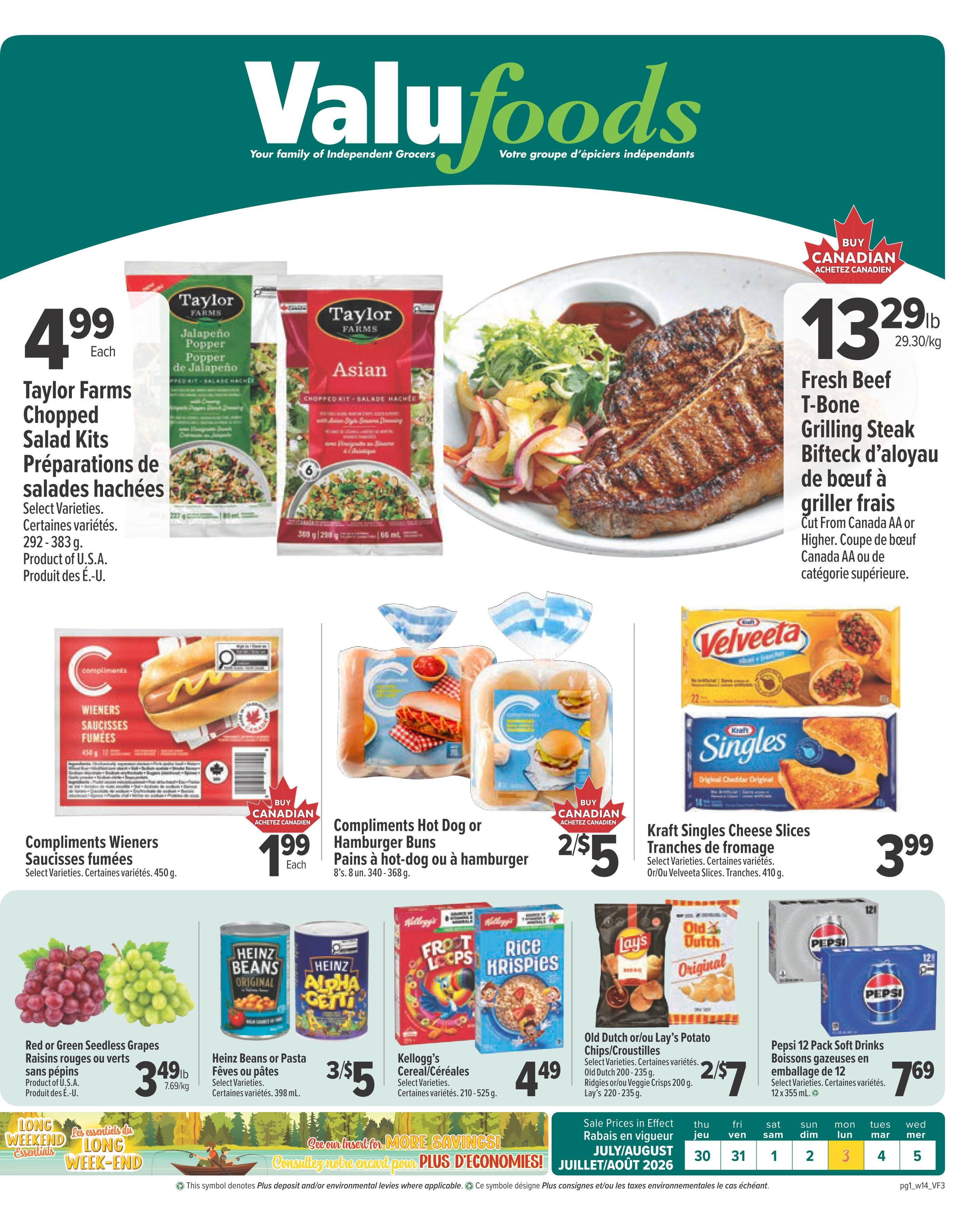 Valufoods Flyer July 30 to August 5