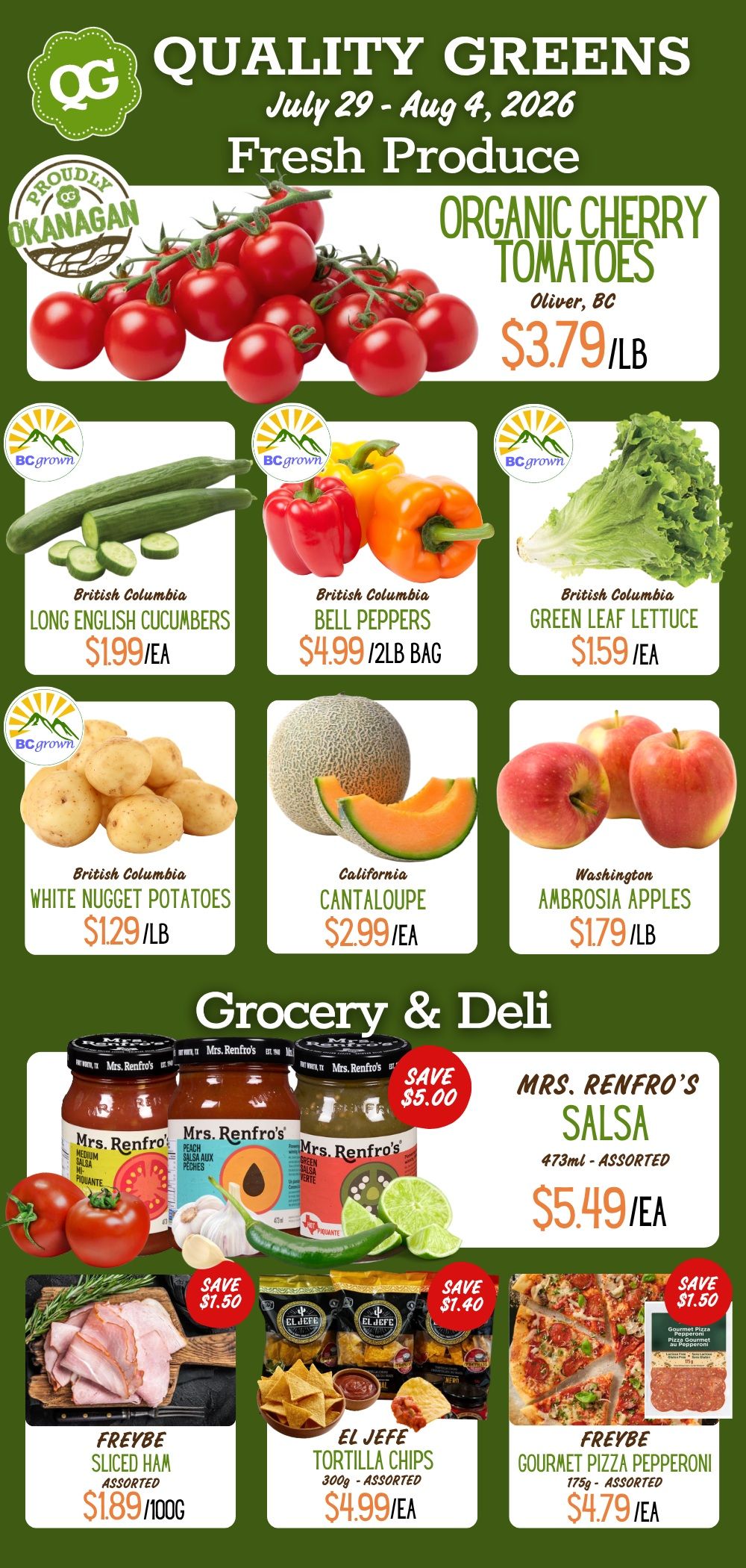 Quality Greens Flyer July 29 to August 4