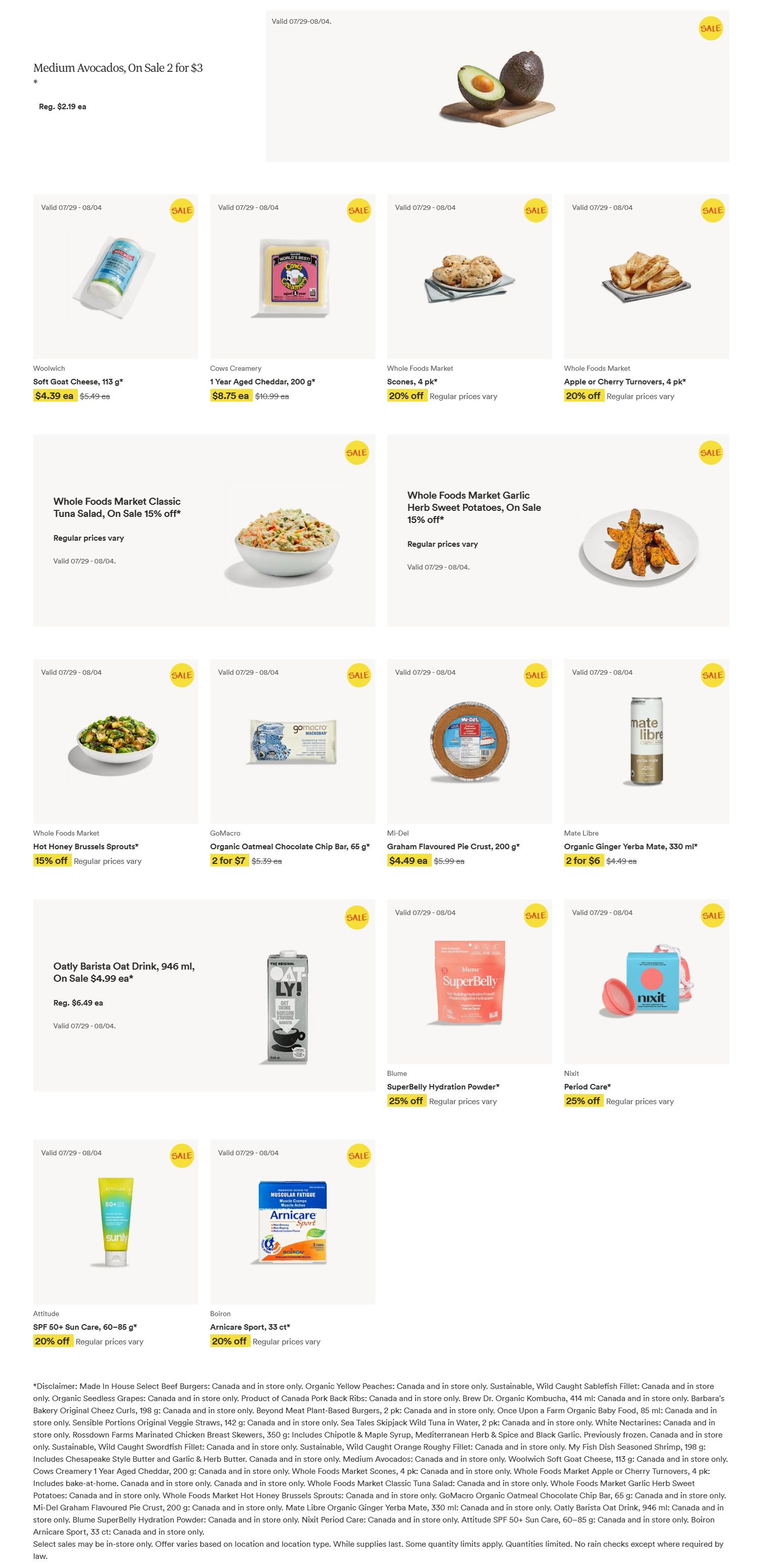 Whole Foods Market (ON) Flyer July 29 to August 4