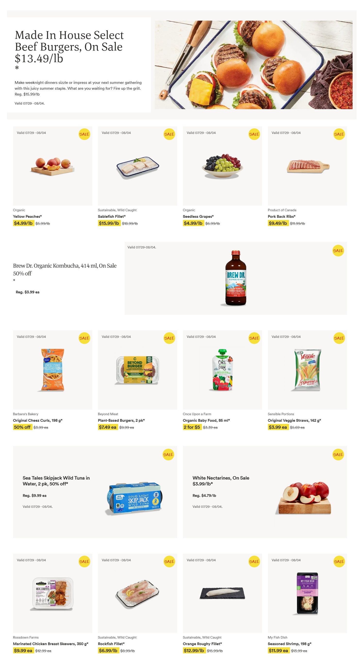 Whole Foods Market (West) Flyer July 29 to August 4