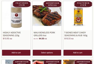 T-Bone's Flyer July 29 to August 4