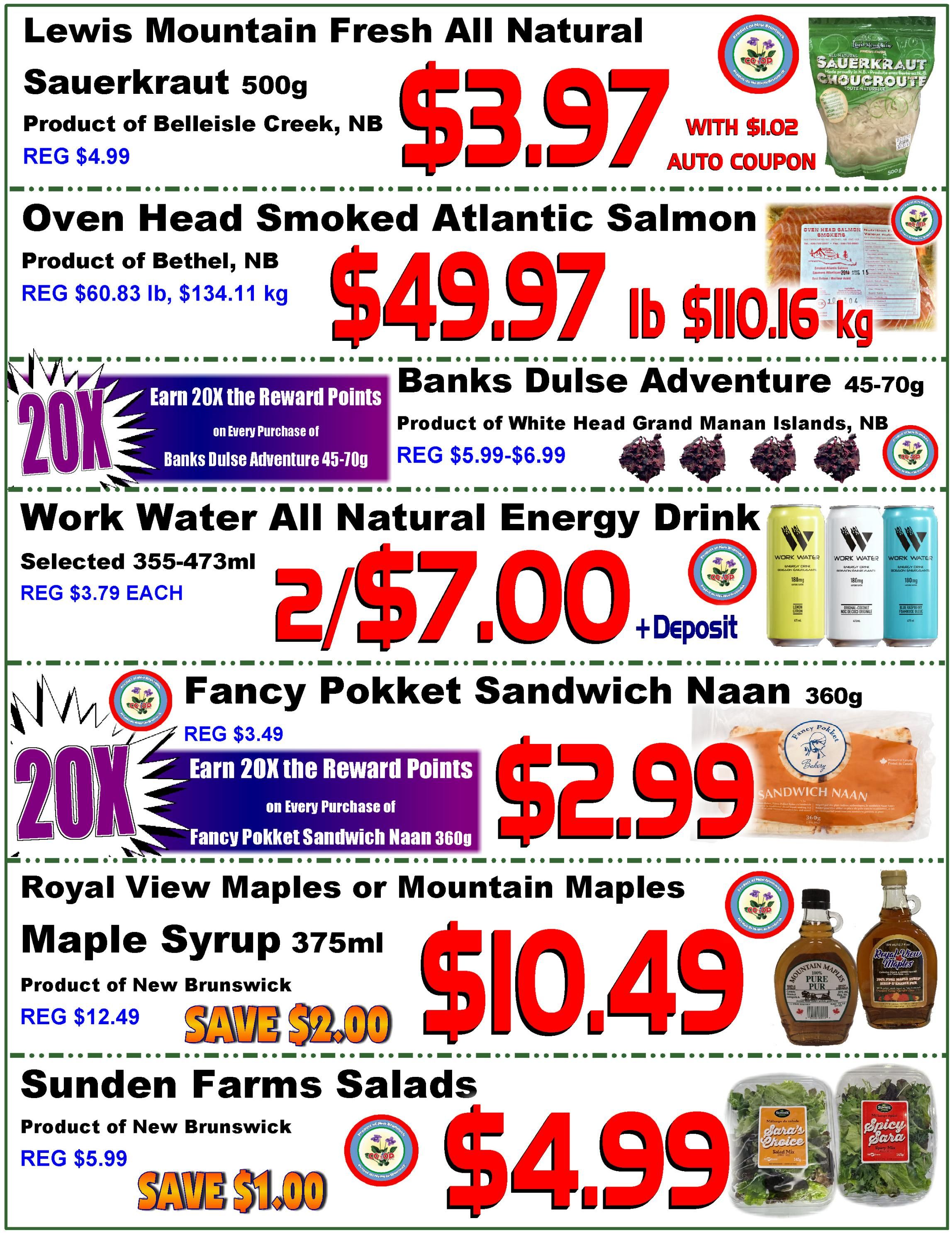 Fredericton Co-op Flyer July 30 to August 5