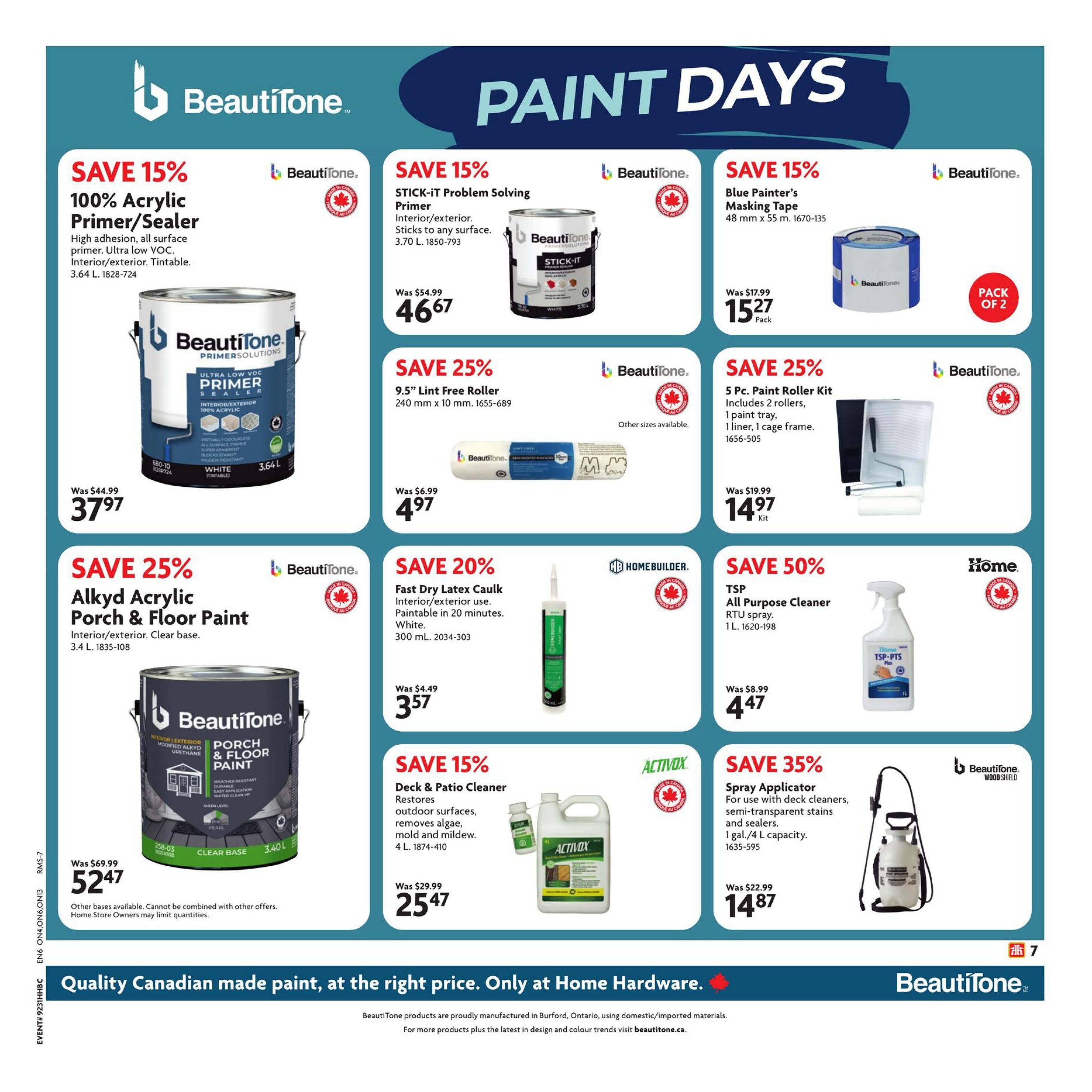 Home Hardware Building Centre (ON) Flyer July 30 to August 12