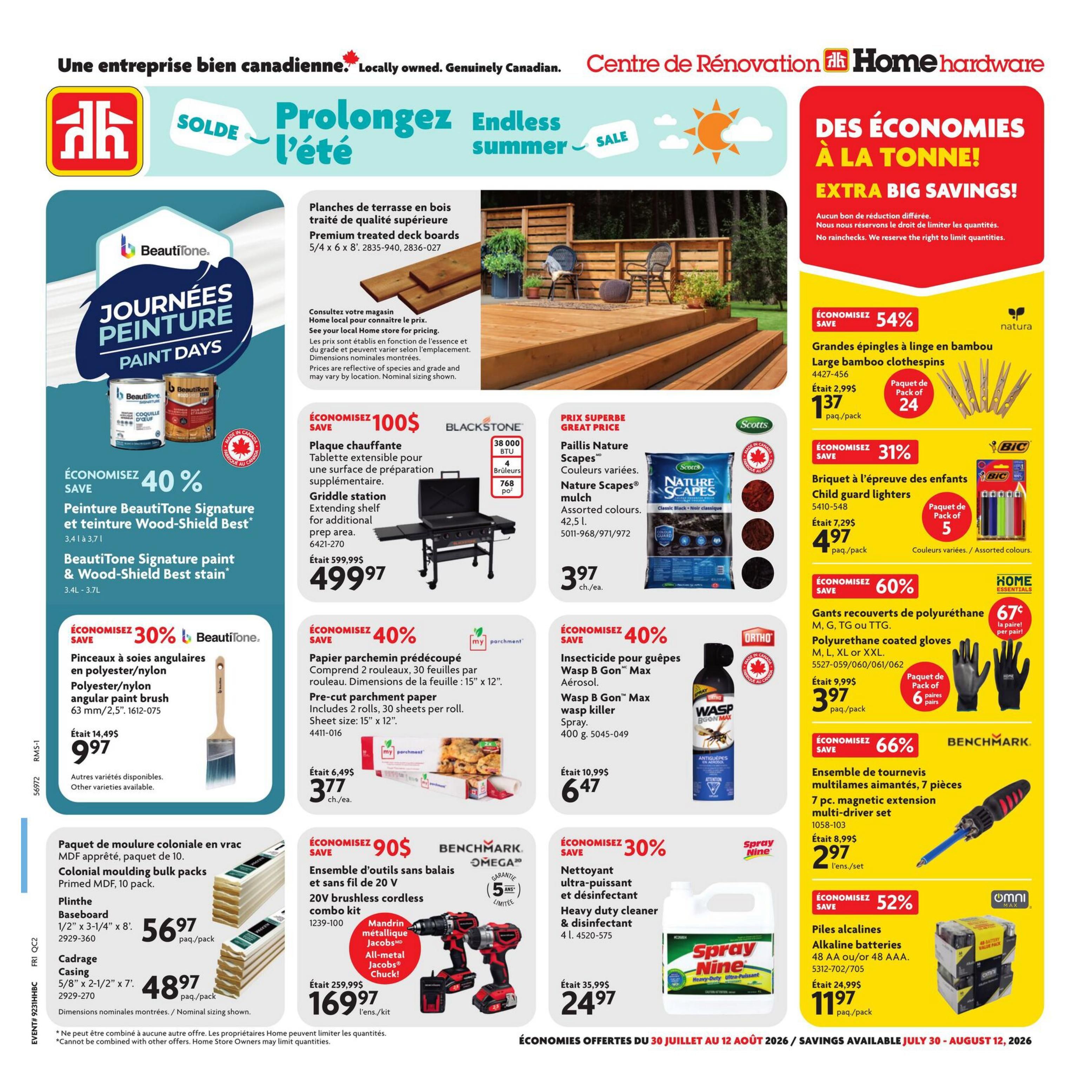 Home Hardware Building Centre (QC) Flyer July 30 to August 12