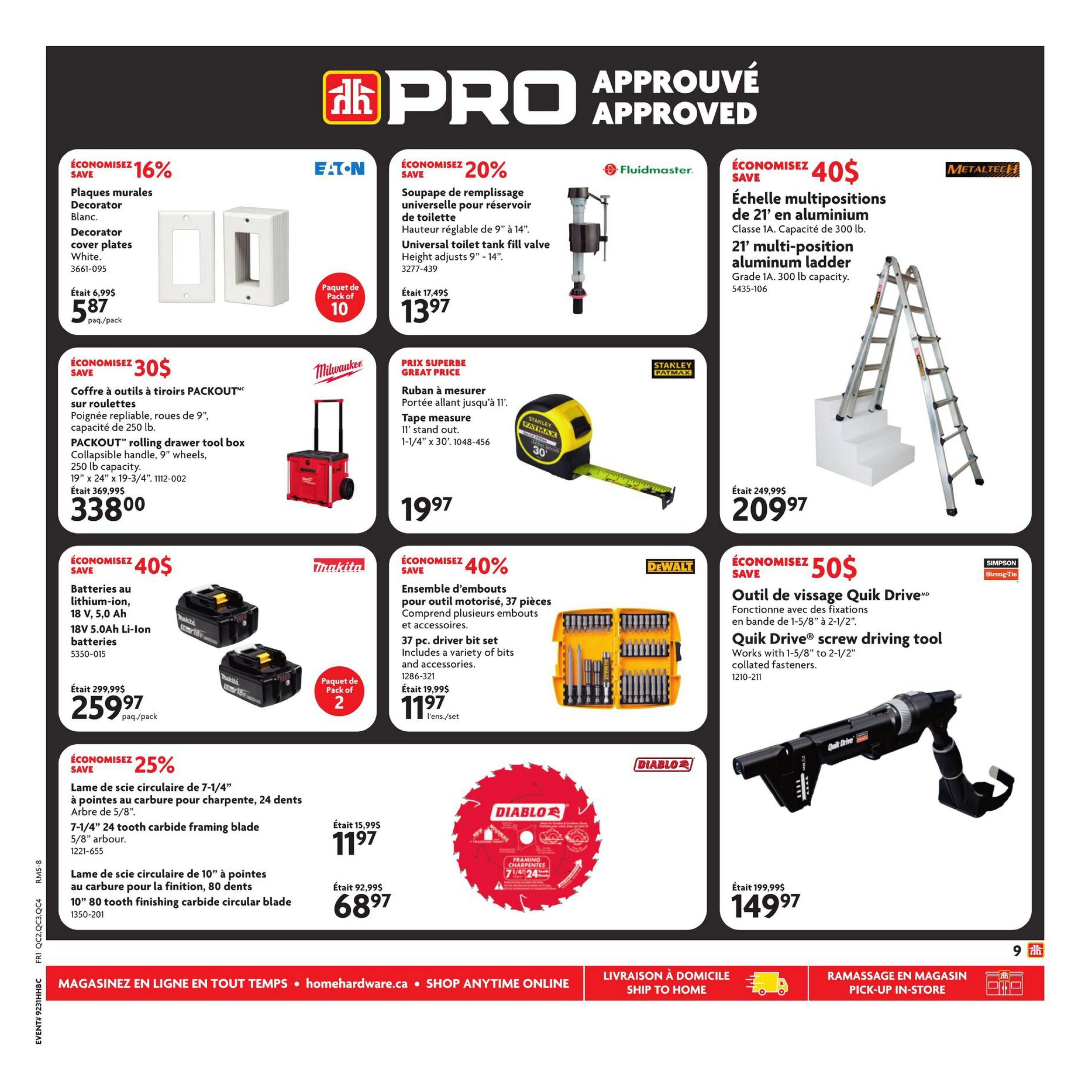 Home Hardware Building Centre (QC) Flyer July 30 to August 12
