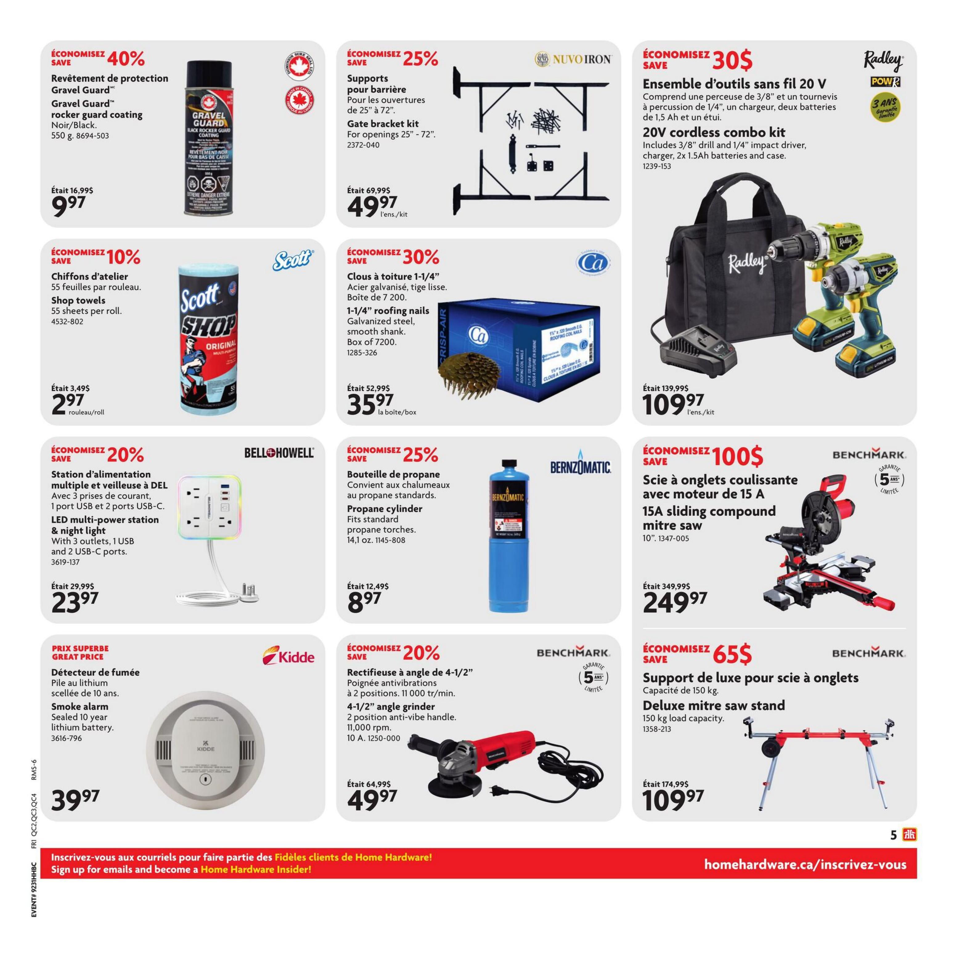 Home Hardware Building Centre (QC) Flyer July 30 to August 12