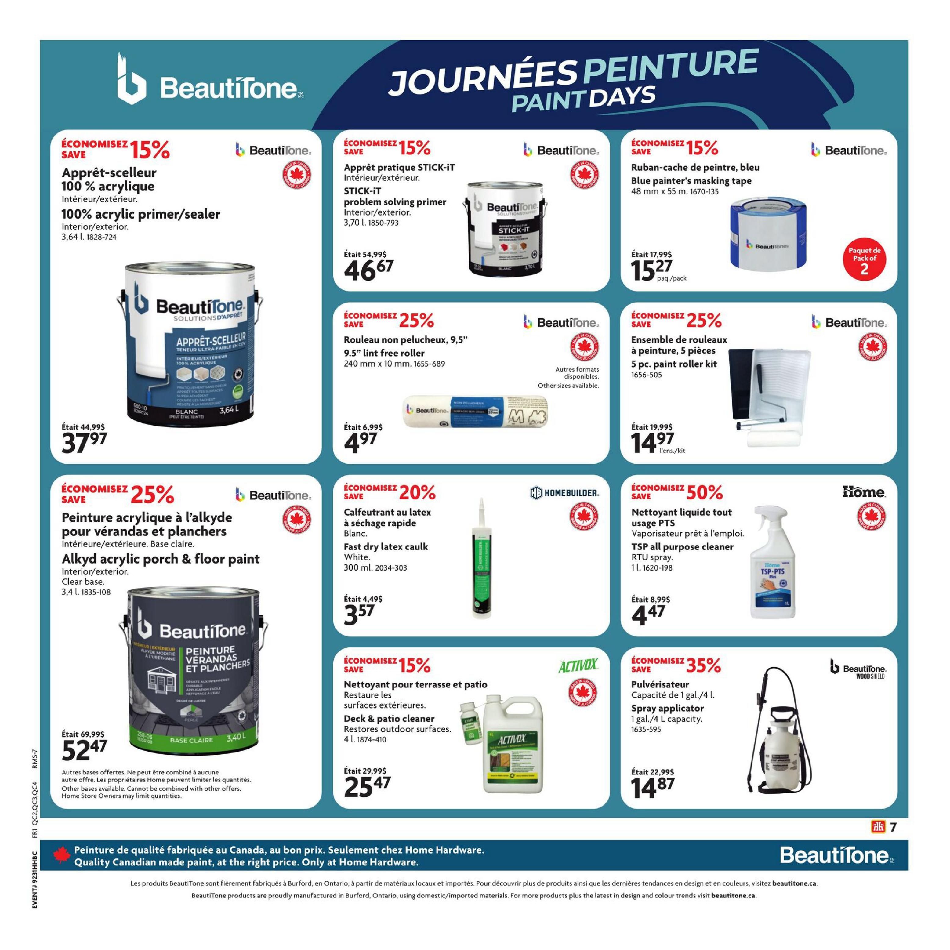Home Hardware Building Centre (QC) Flyer July 30 to August 12