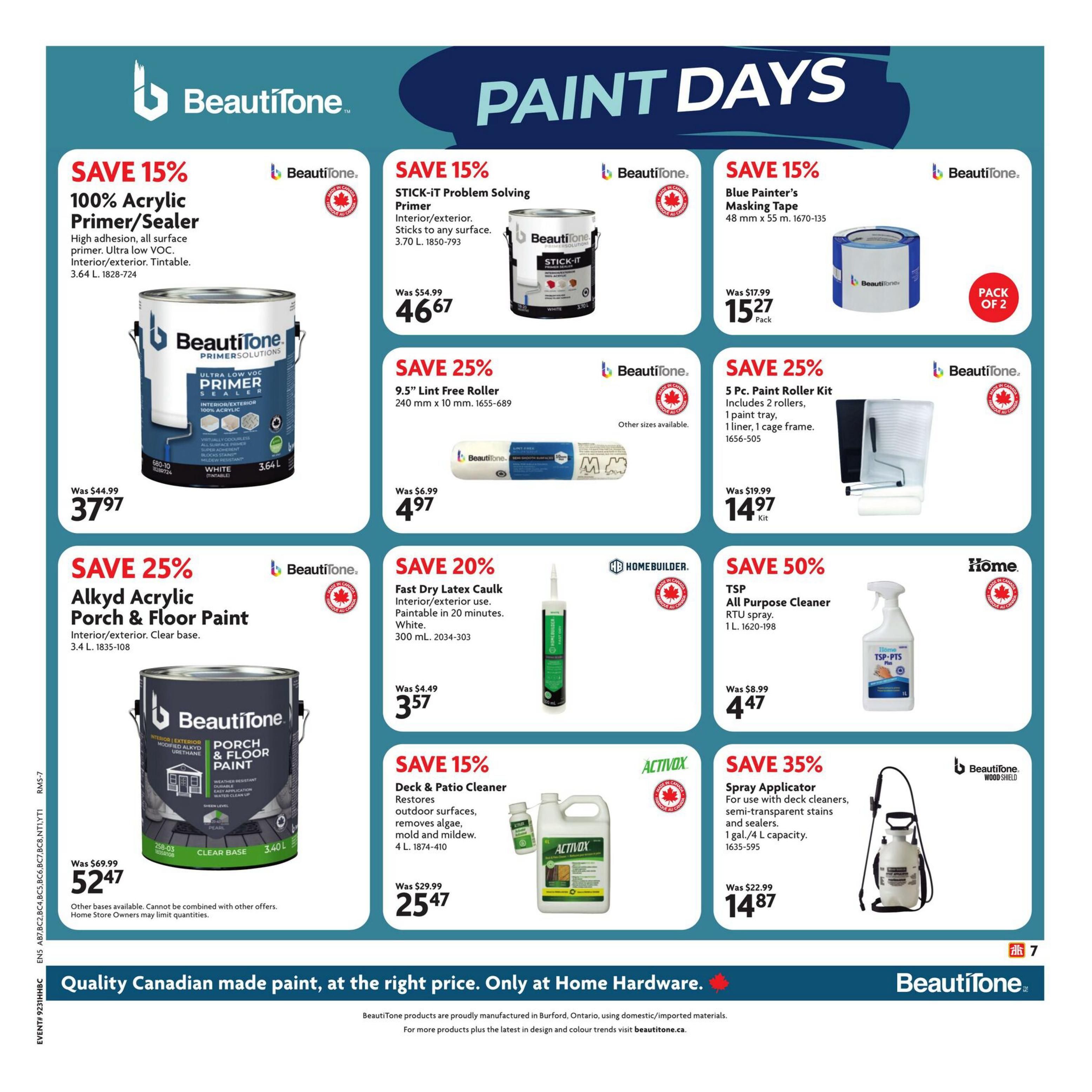 Home Hardware Building Centre (BC) Flyer July 30 to August 12