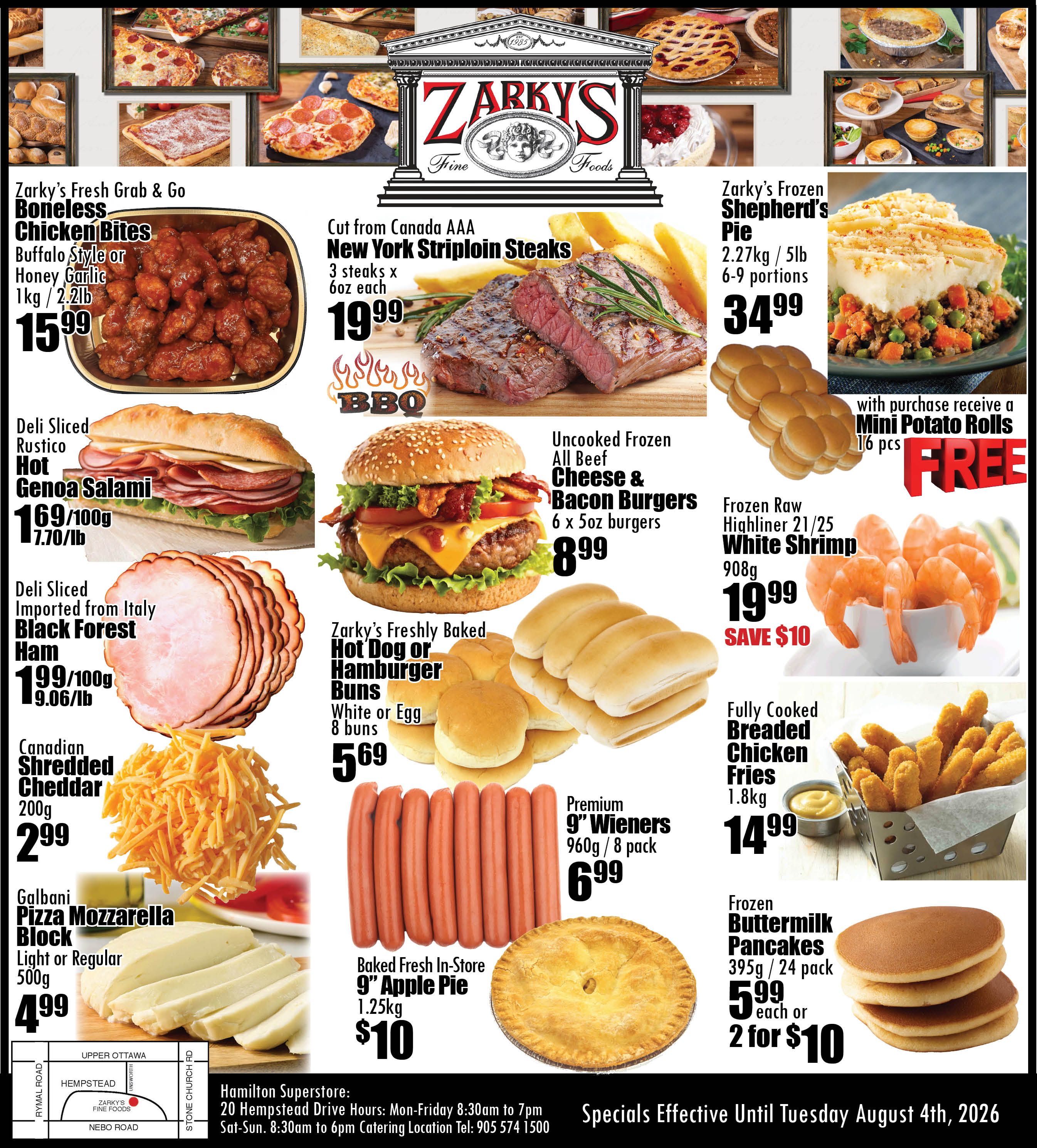 Zarky's Flyer July 29 to August 4