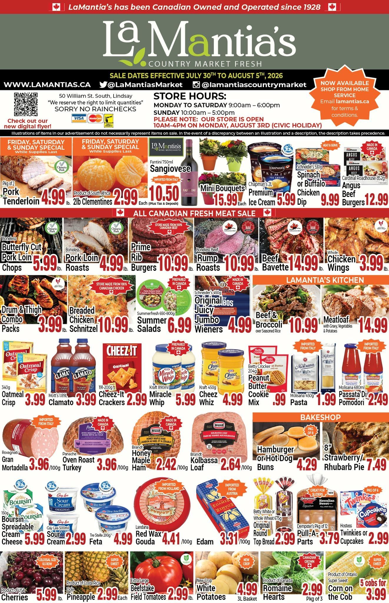 LaMantia's Flyer July 30 to August 5