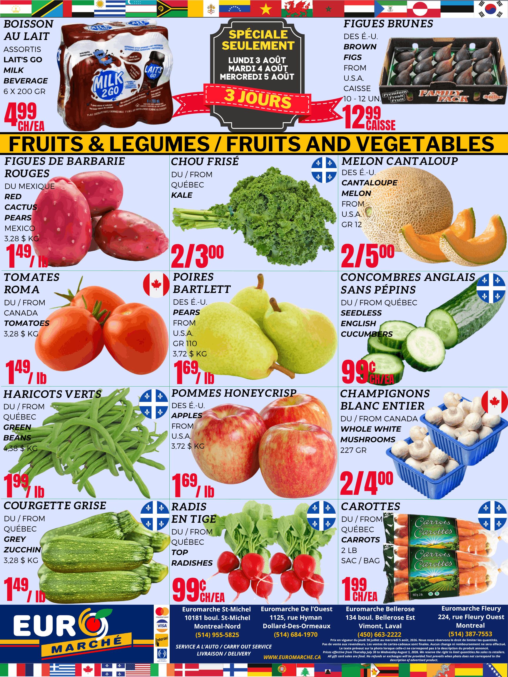 Euro Marche Flyer July 30 to August 5