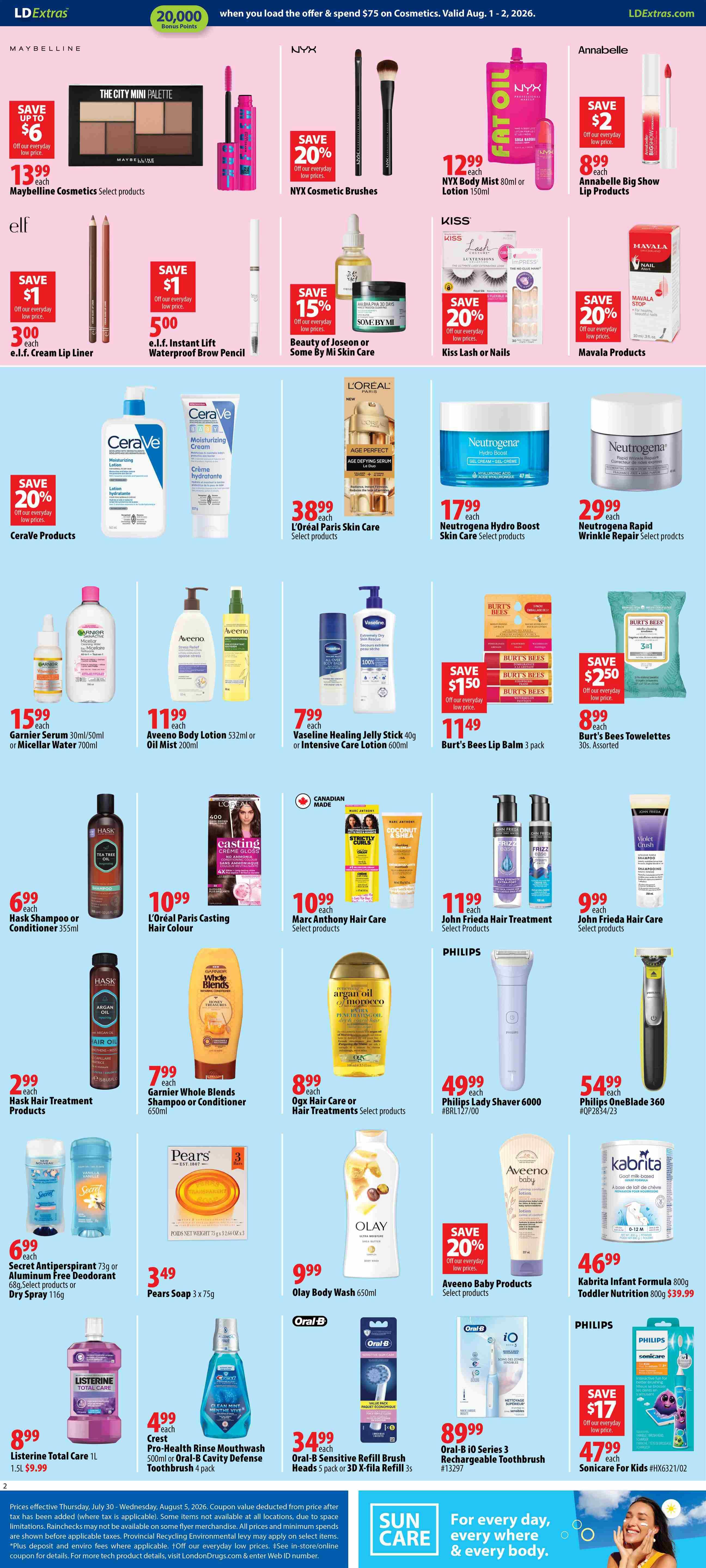 London Drugs Weekly Flyer July 30 to August 5