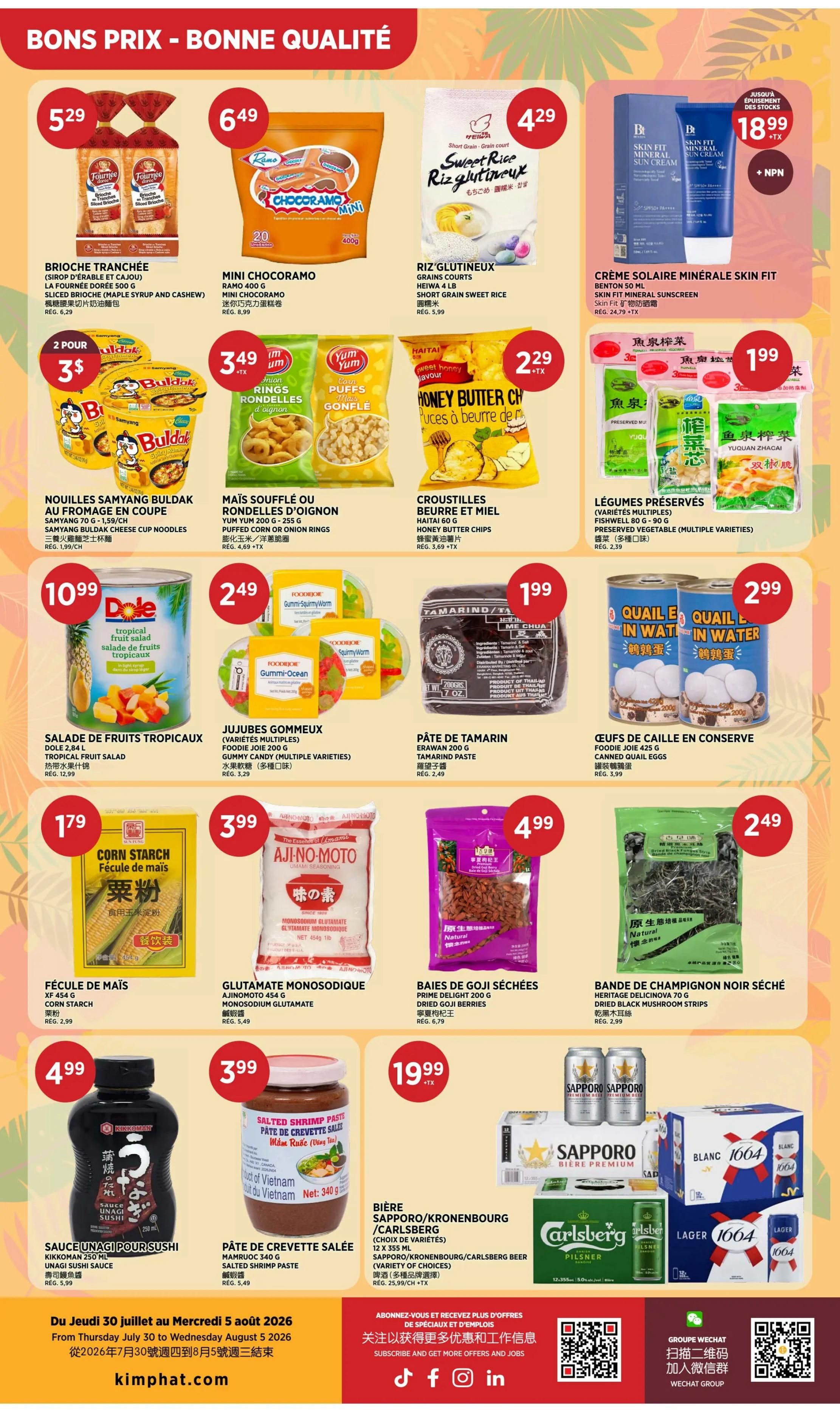 Kim Phat Flyer July 30 to August 5