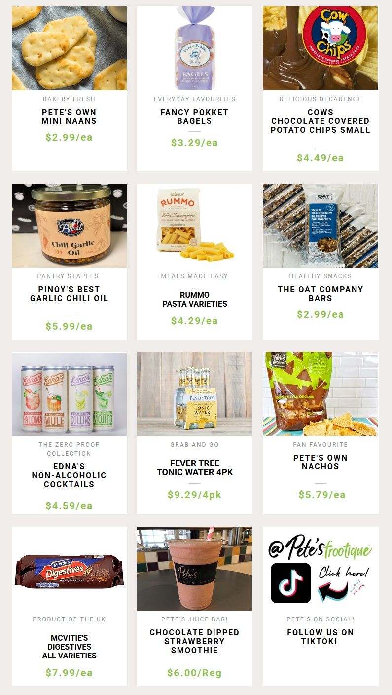 Pete's Fine Foods Flyer July 30 to August 5