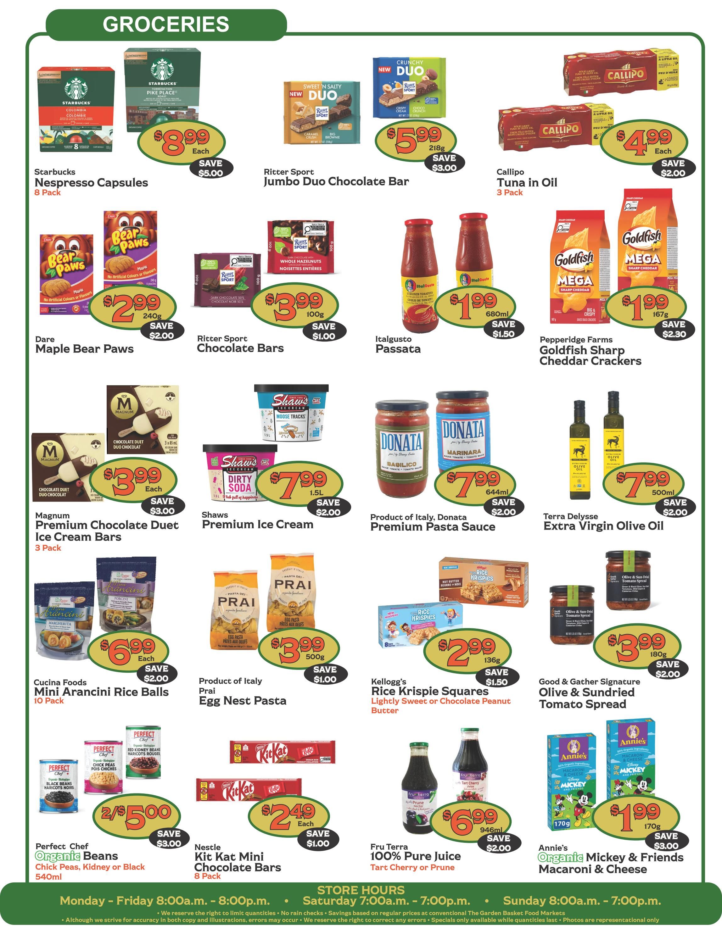 The Garden Basket Flyer July 30 to August 5
