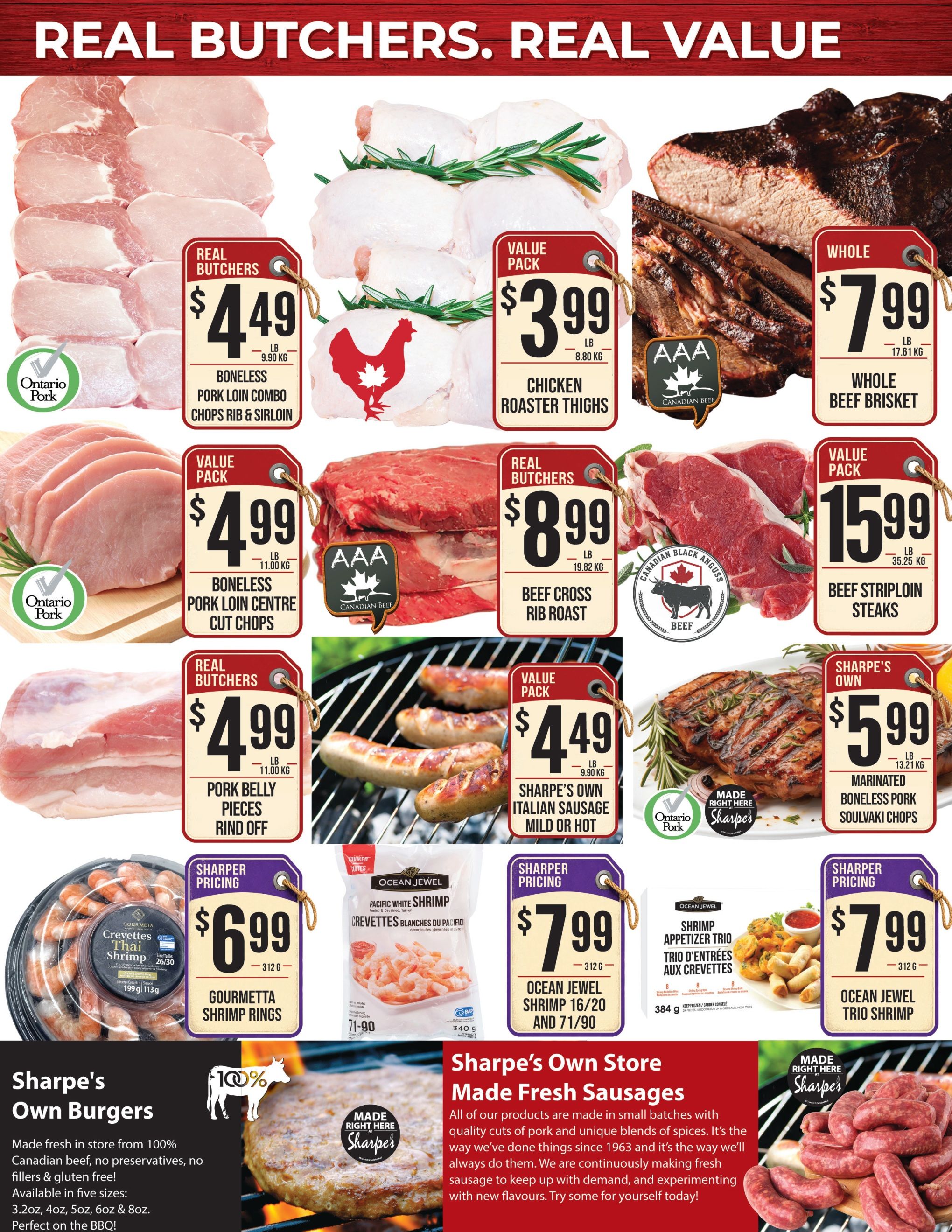 Sharpe's Food Market Flyer July 30 to August 5