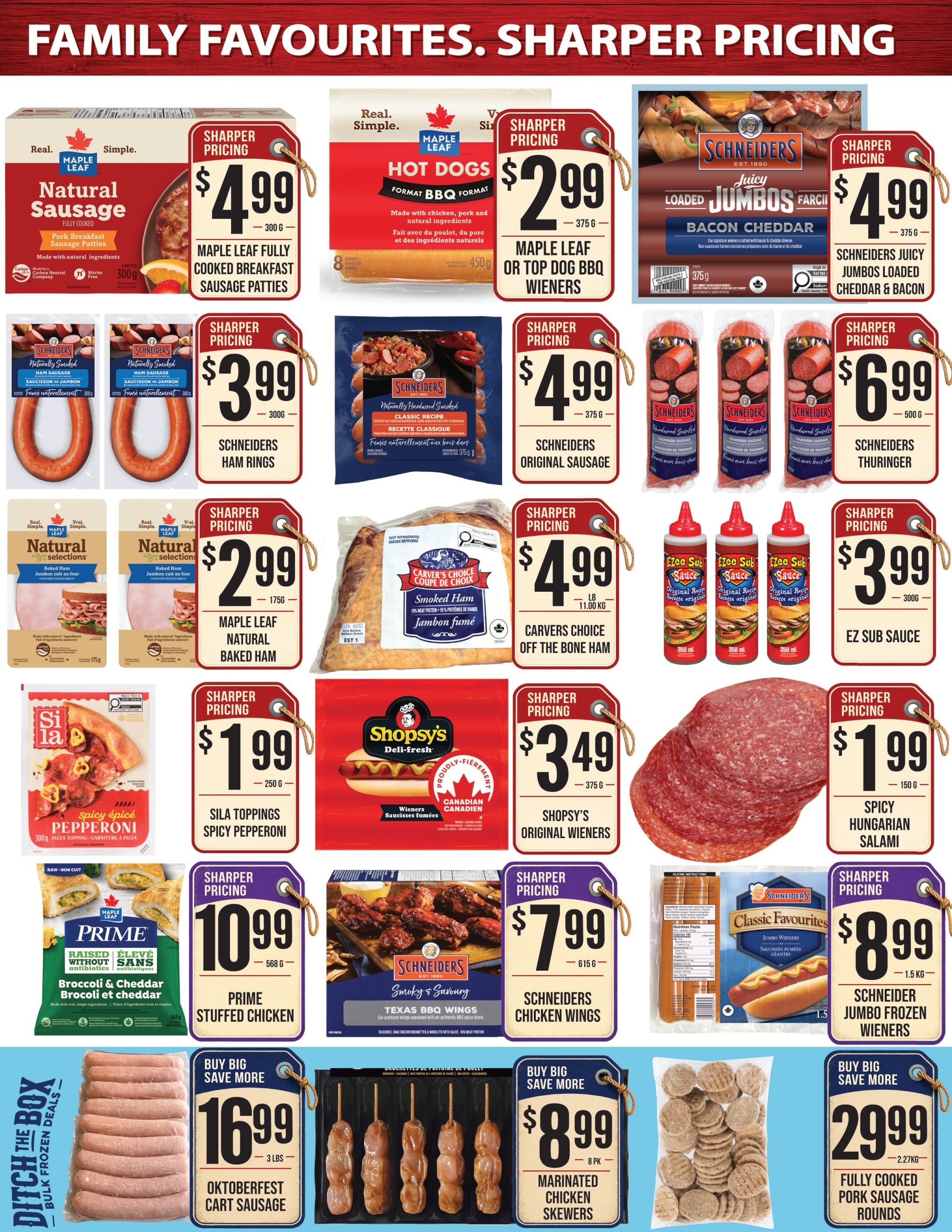 Sharpe's Food Market Flyer July 30 to August 5