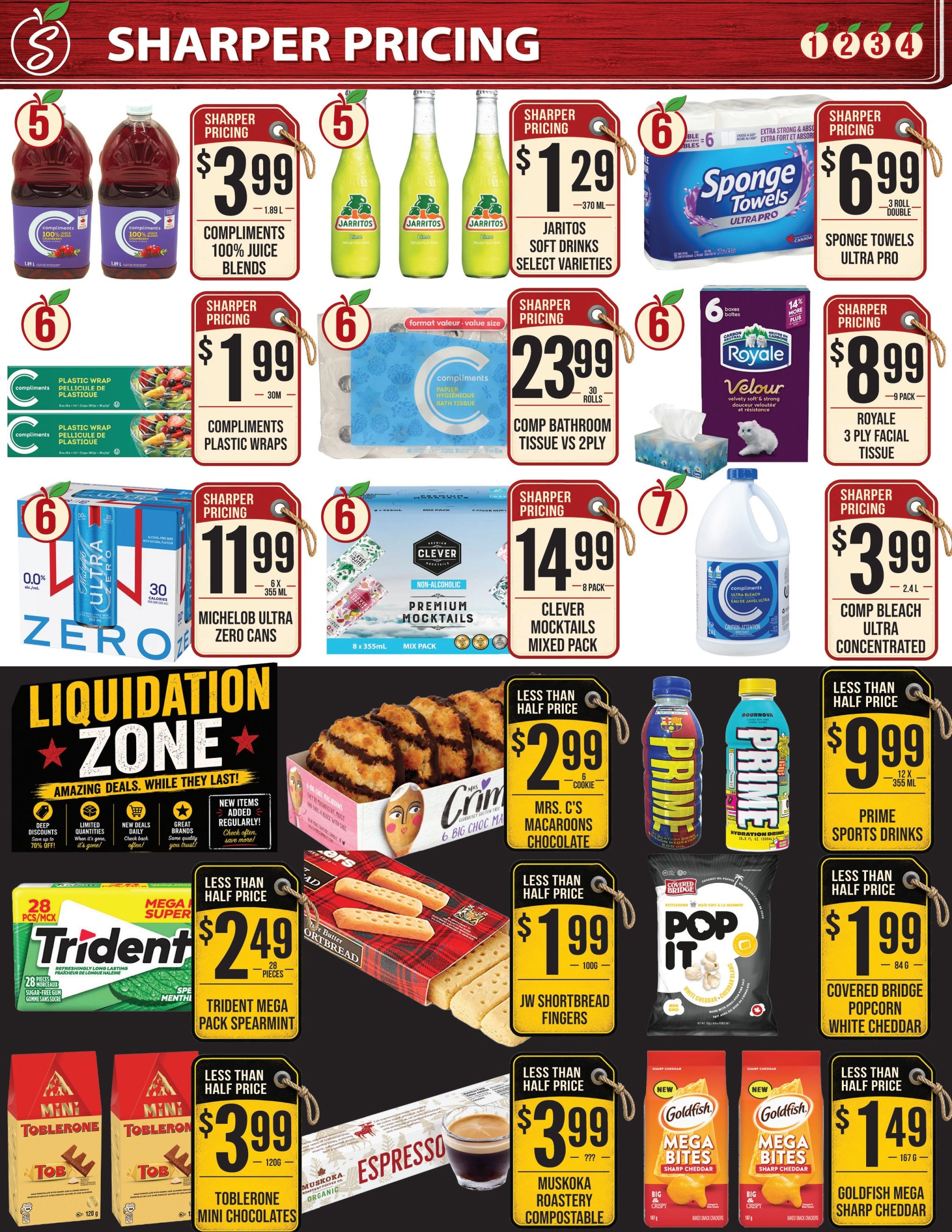 Sharpe's Food Market Flyer July 30 to August 5
